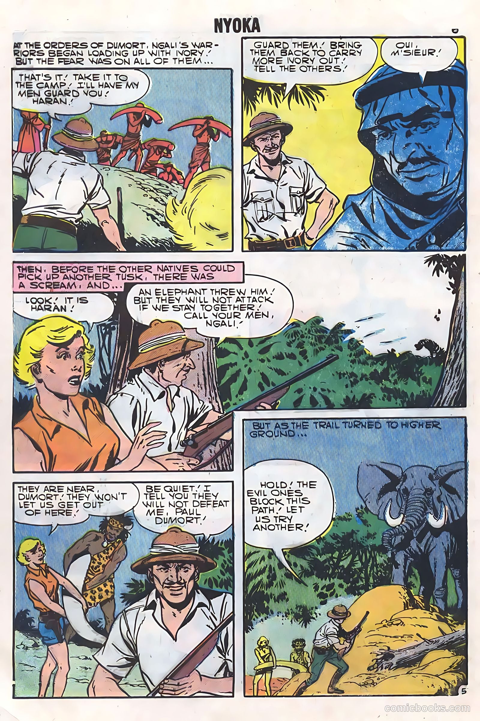 Nyoka the Jungle Girl #21 (1948) — page 8 of 36