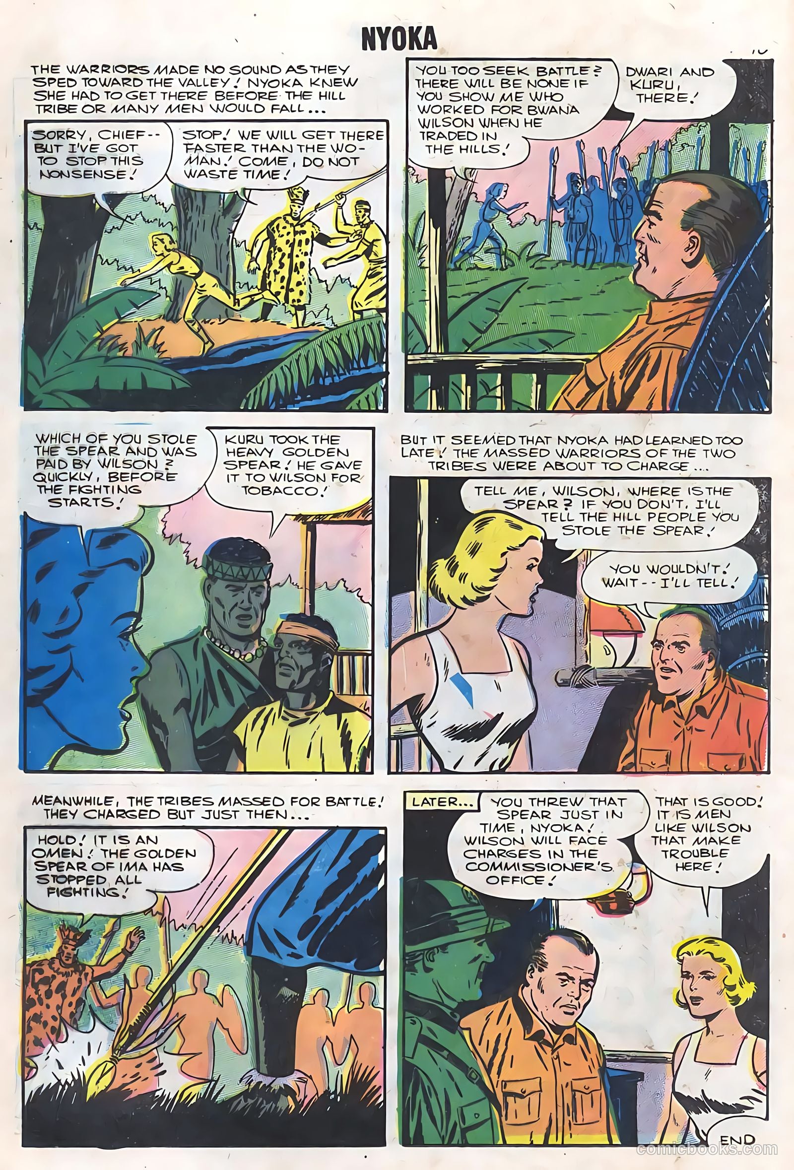 Nyoka the Jungle Girl #21 (1948) — page 12 of 36