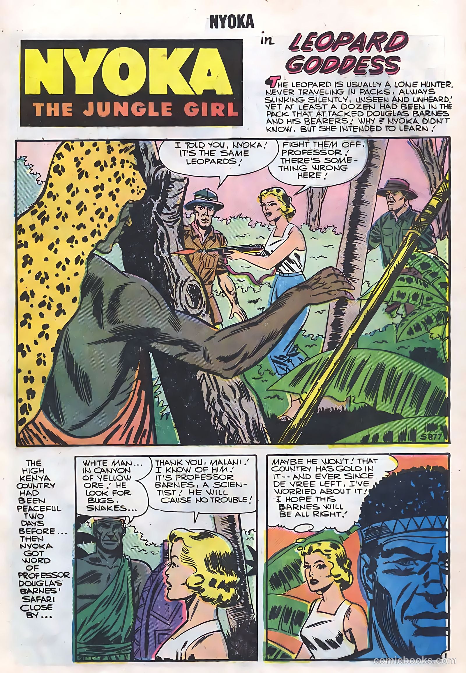 Nyoka the Jungle Girl #21 (1948) — page 13 of 36