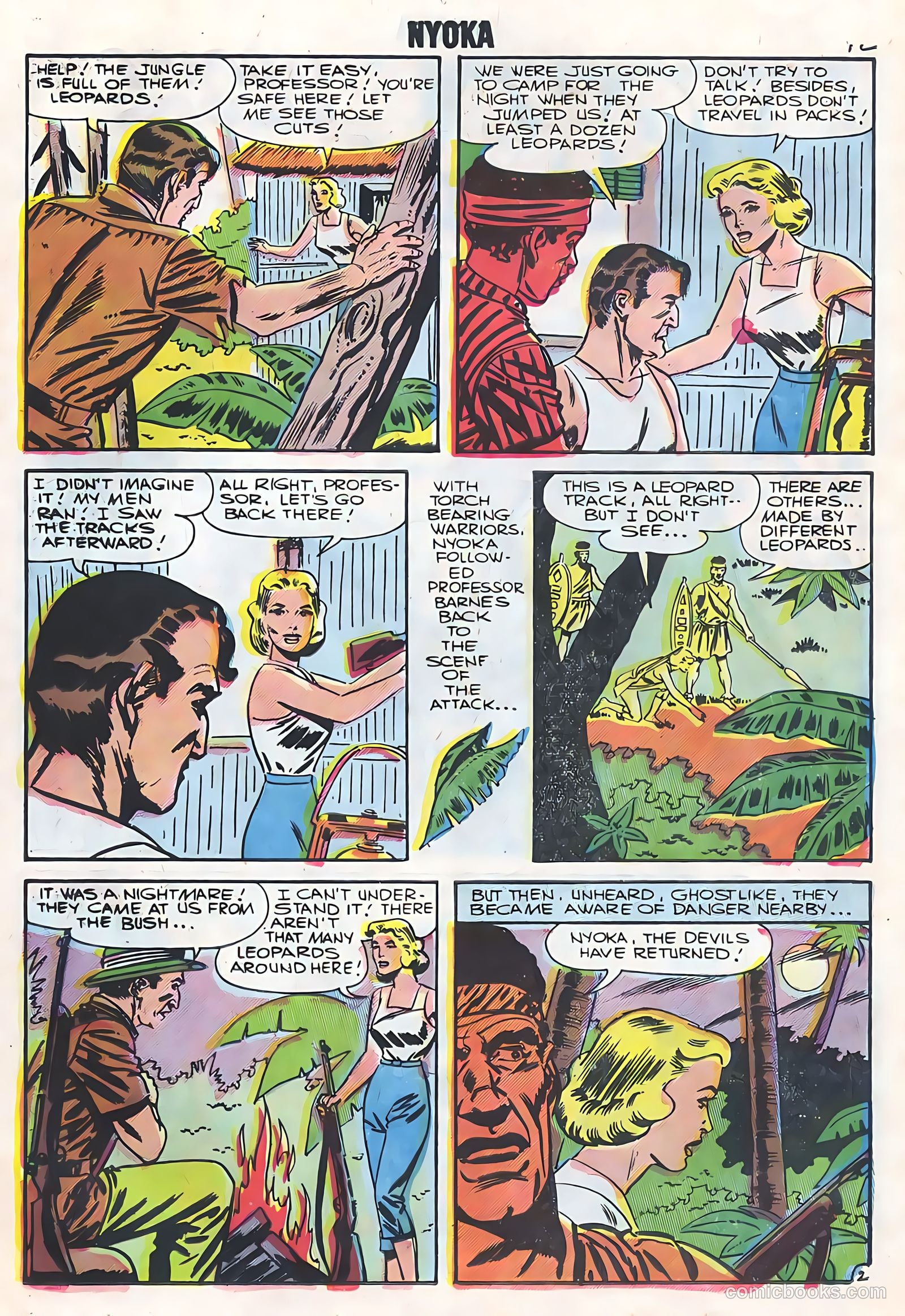 Nyoka the Jungle Girl #21 (1948) — page 14 of 36