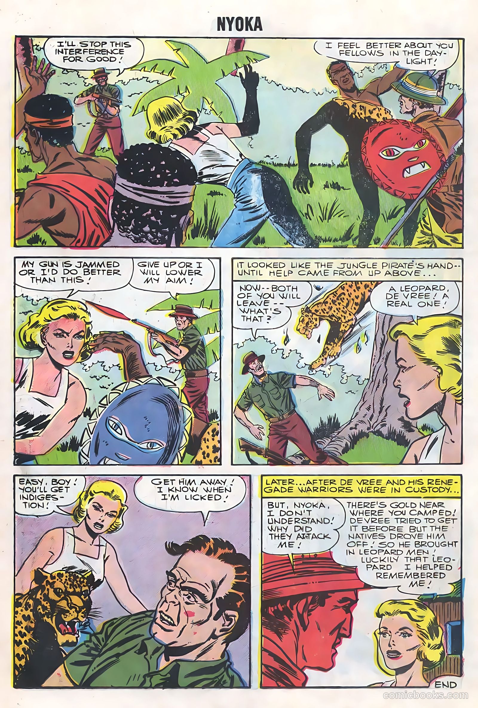 Nyoka the Jungle Girl #21 (1948) — page 18 of 36