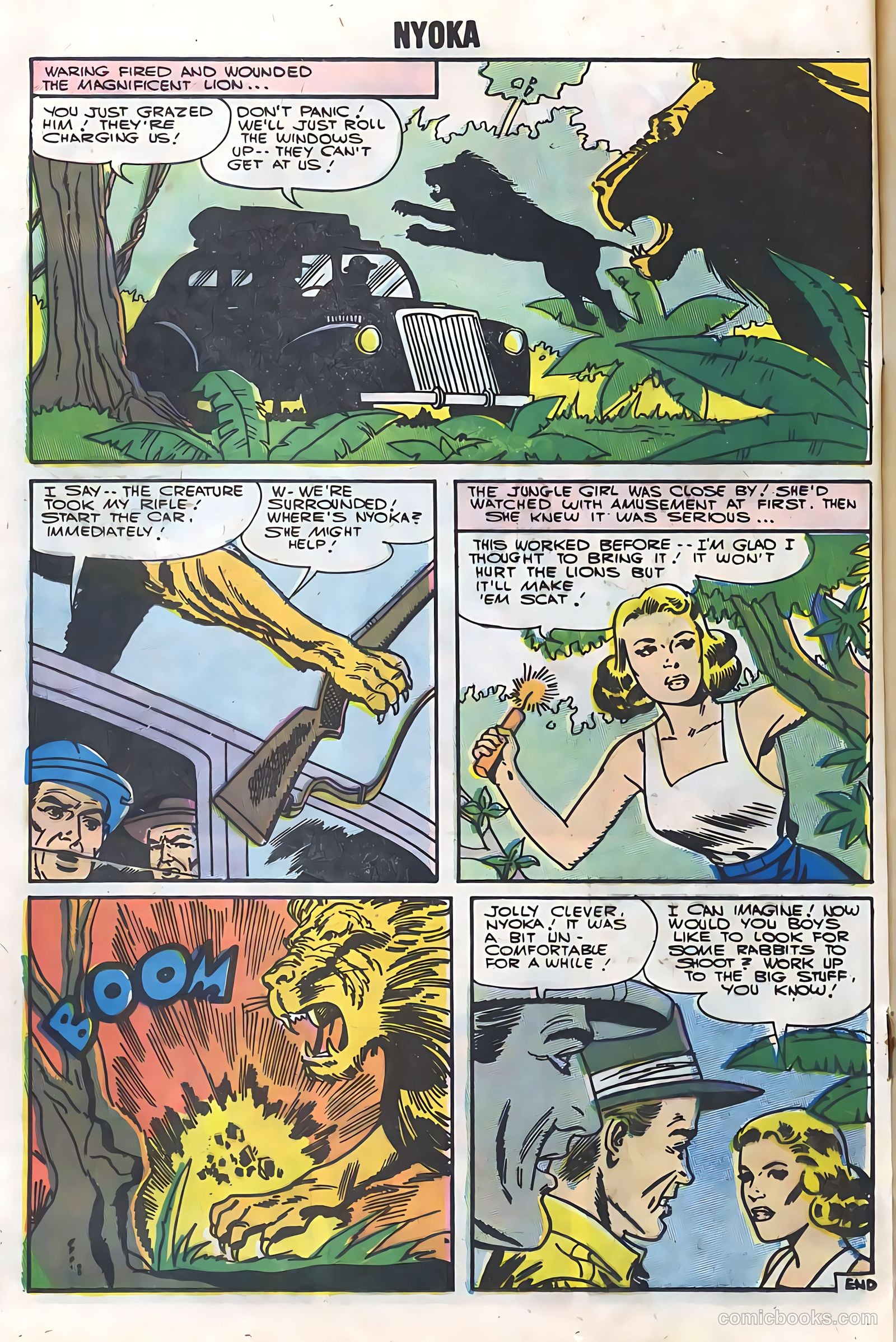 Nyoka the Jungle Girl #21 (1948) — page 24 of 36