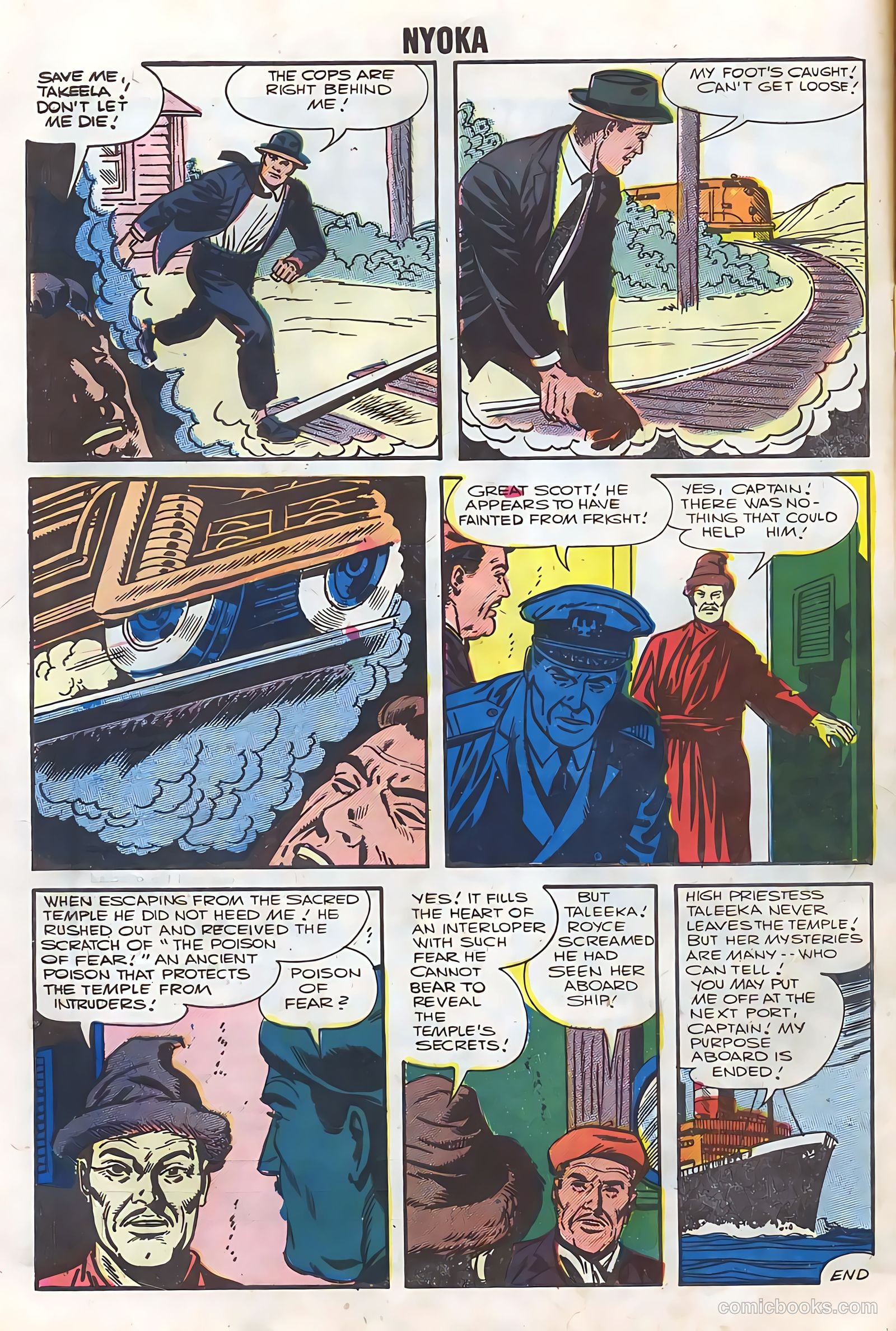 Nyoka the Jungle Girl #21 (1948) — page 32 of 36