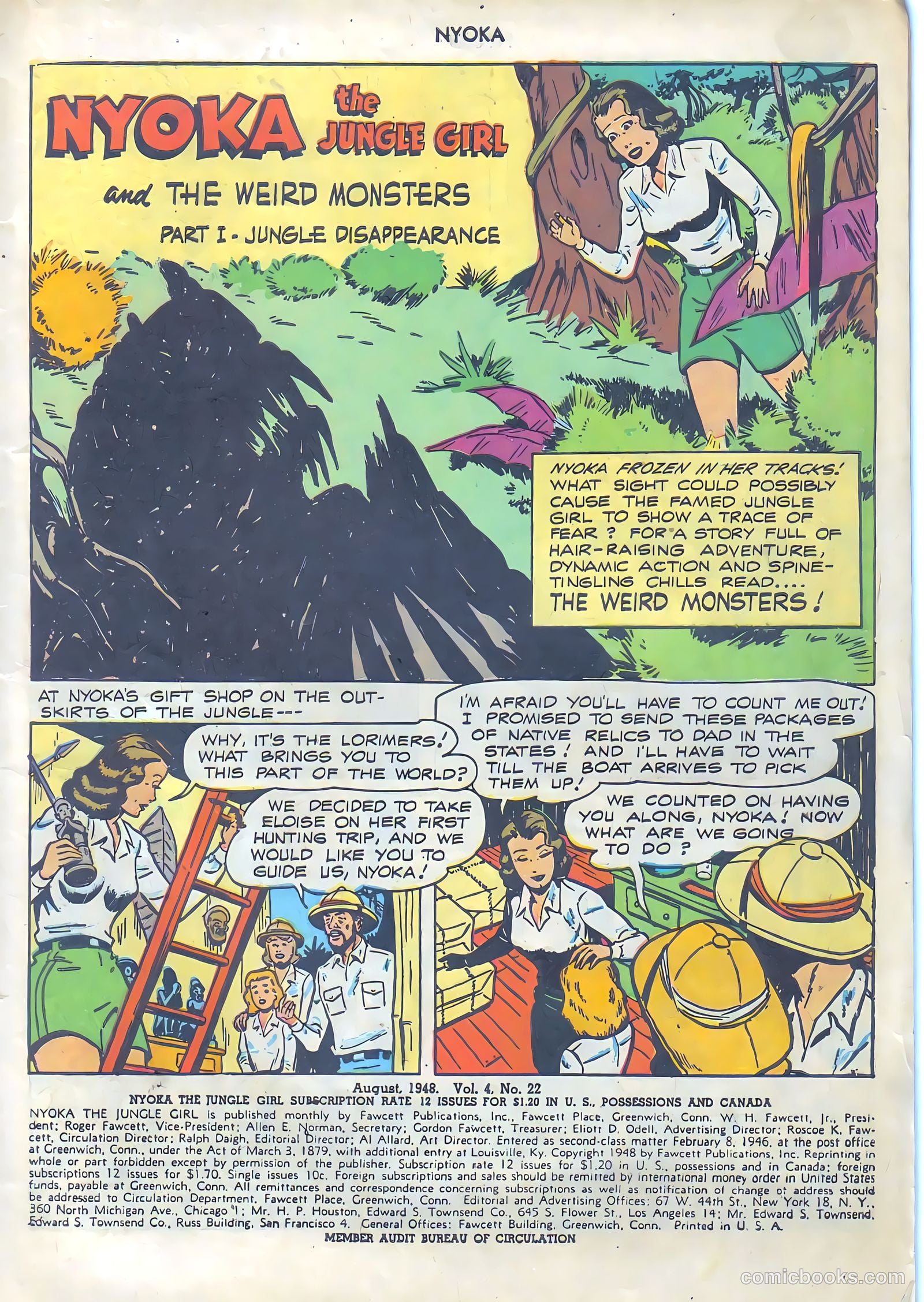 Nyoka the Jungle Girl #22 (1948) — page 4 of 37