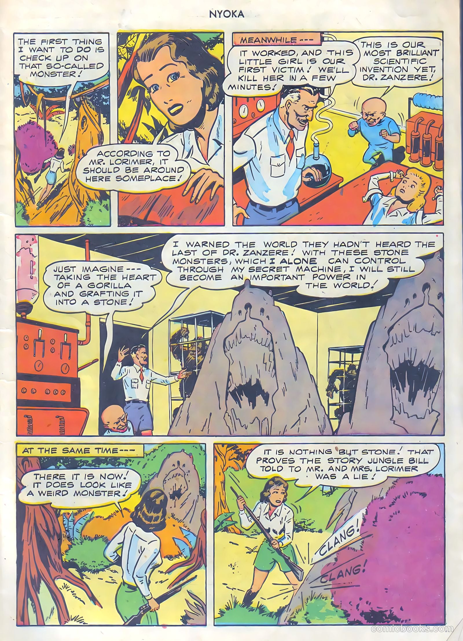 Nyoka the Jungle Girl #22 (1948) — page 8 of 37