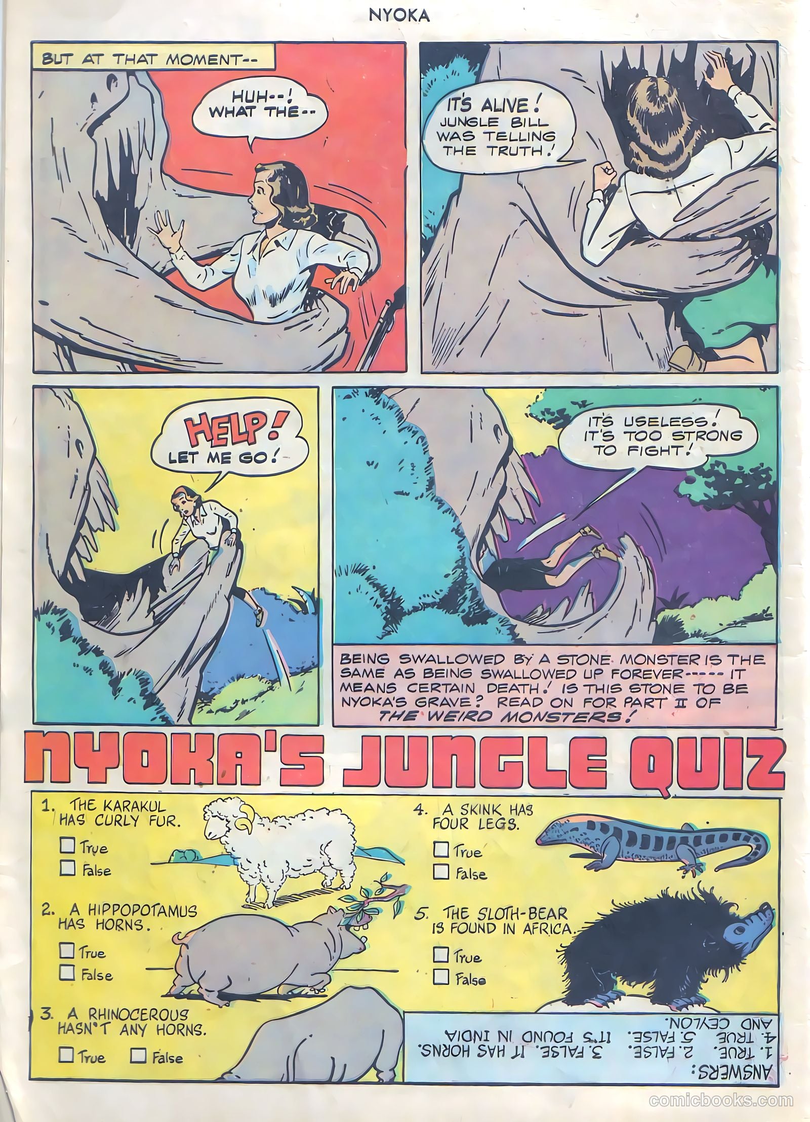Nyoka the Jungle Girl #22 (1948) — page 9 of 37