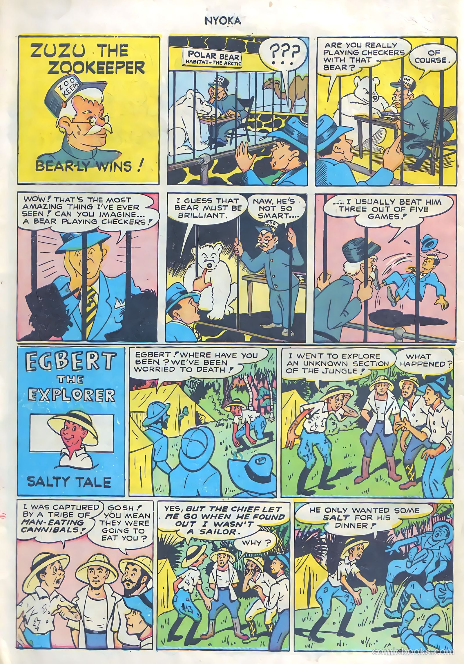 Nyoka the Jungle Girl #22 (1948) — page 11 of 37