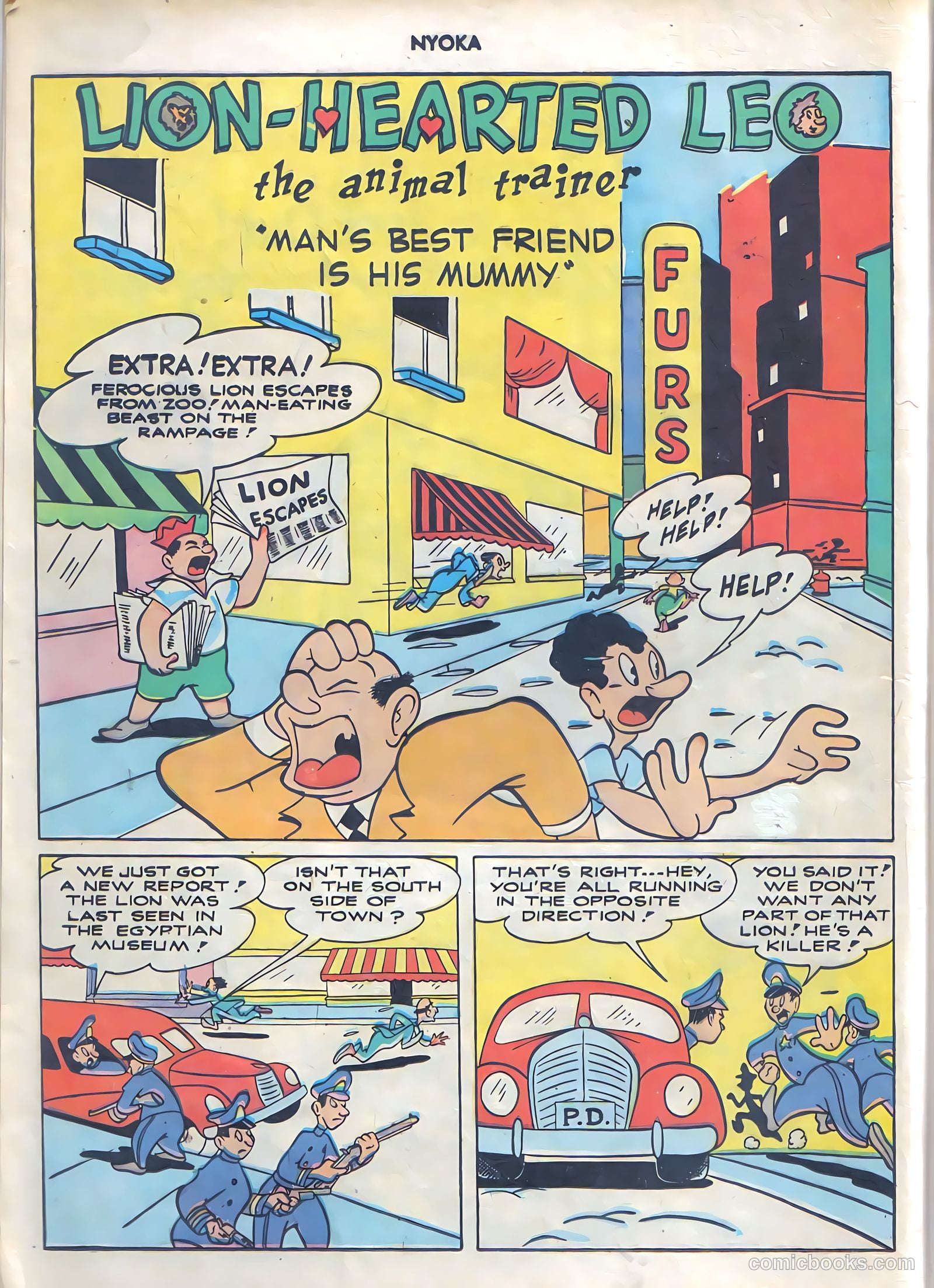 Nyoka the Jungle Girl #22 (1948) — page 13 of 37