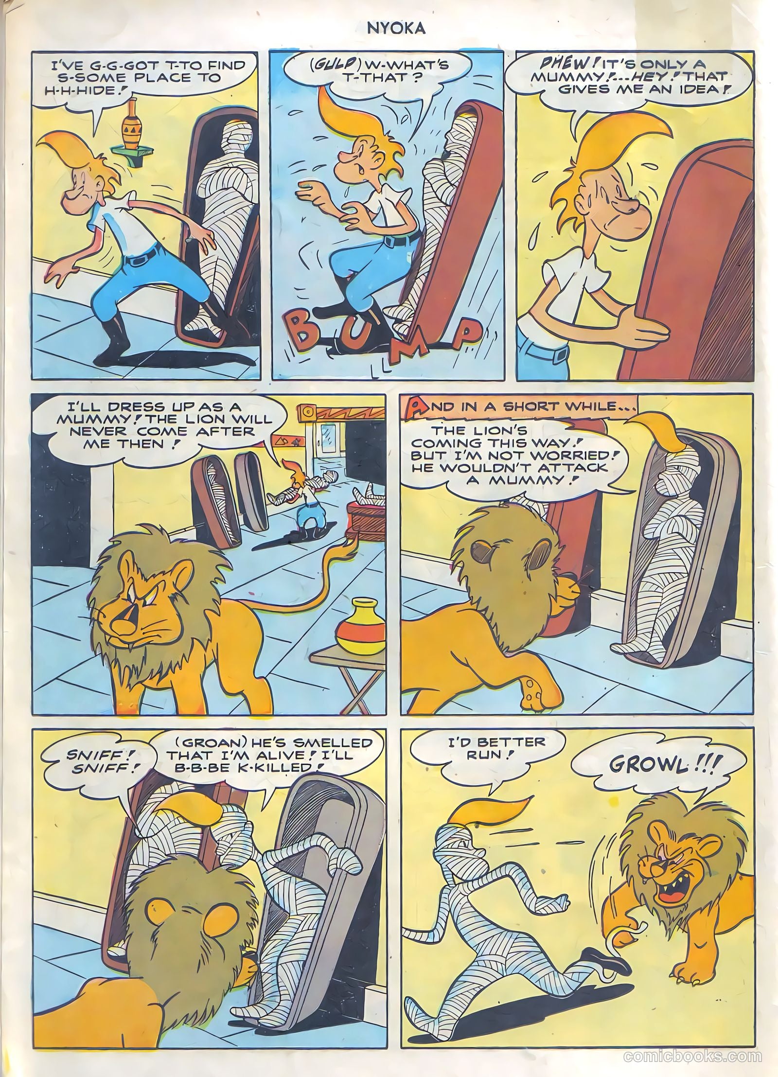Nyoka the Jungle Girl #22 (1948) — page 15 of 37