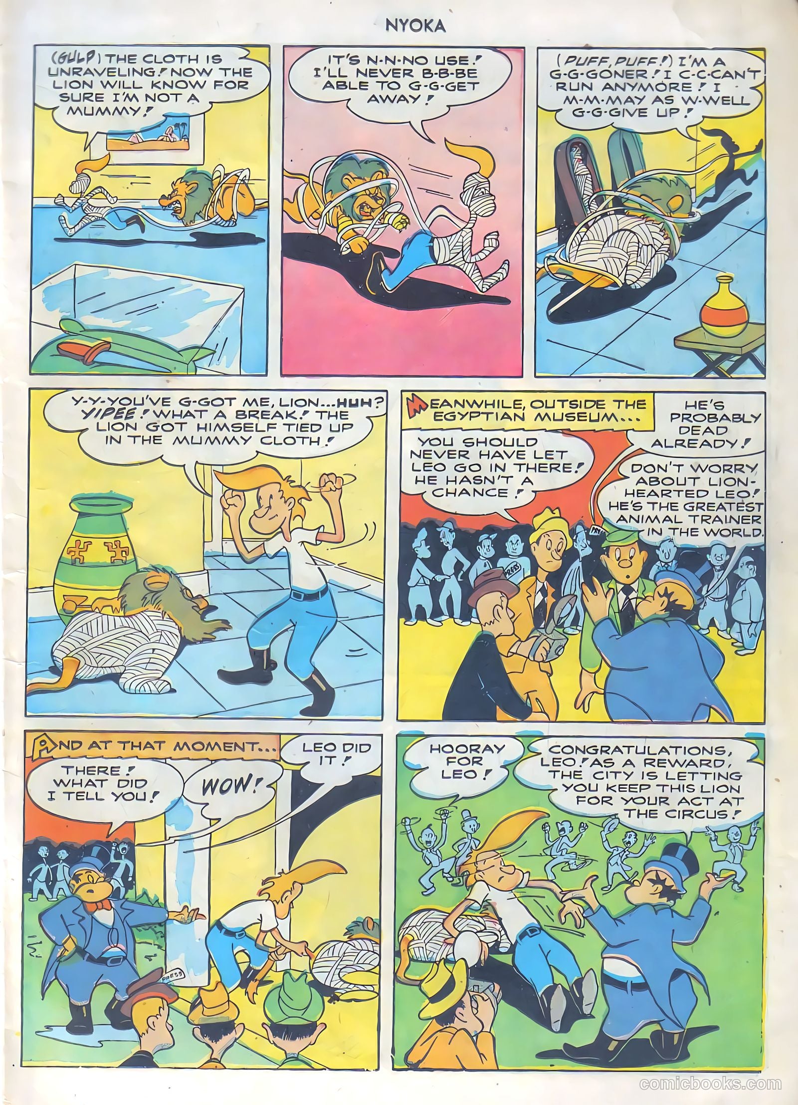 Nyoka the Jungle Girl #22 (1948) — page 16 of 37