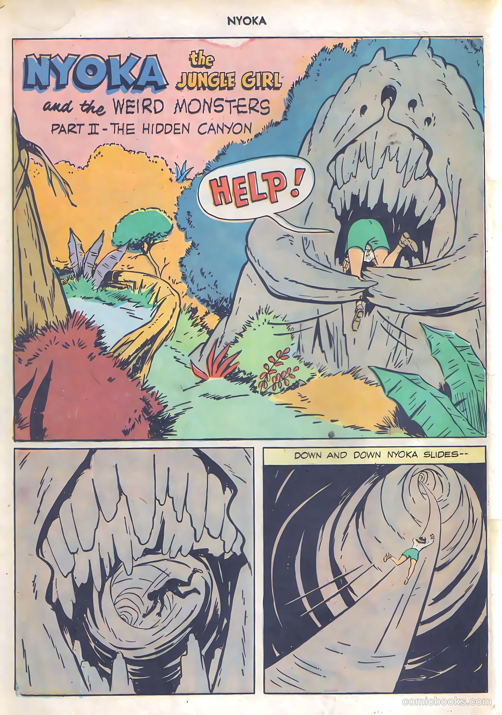 Nyoka the Jungle Girl #22 (1948) — page 17 of 37