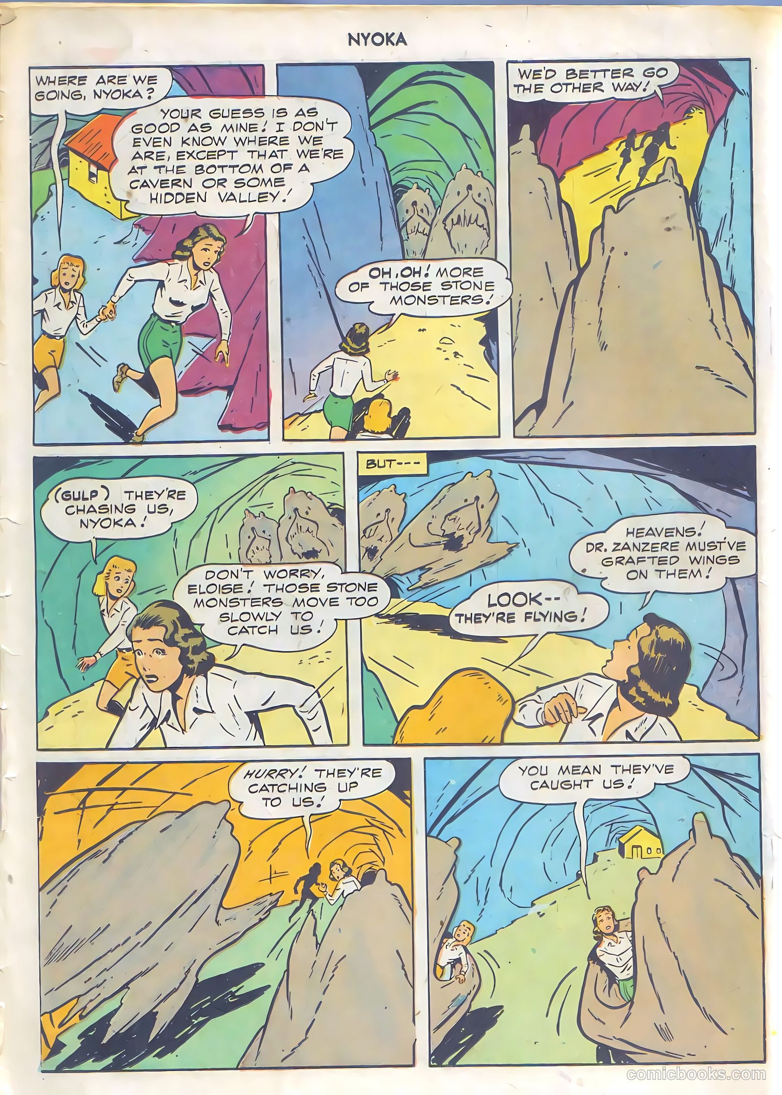 Nyoka the Jungle Girl #22 (1948) — page 19 of 37