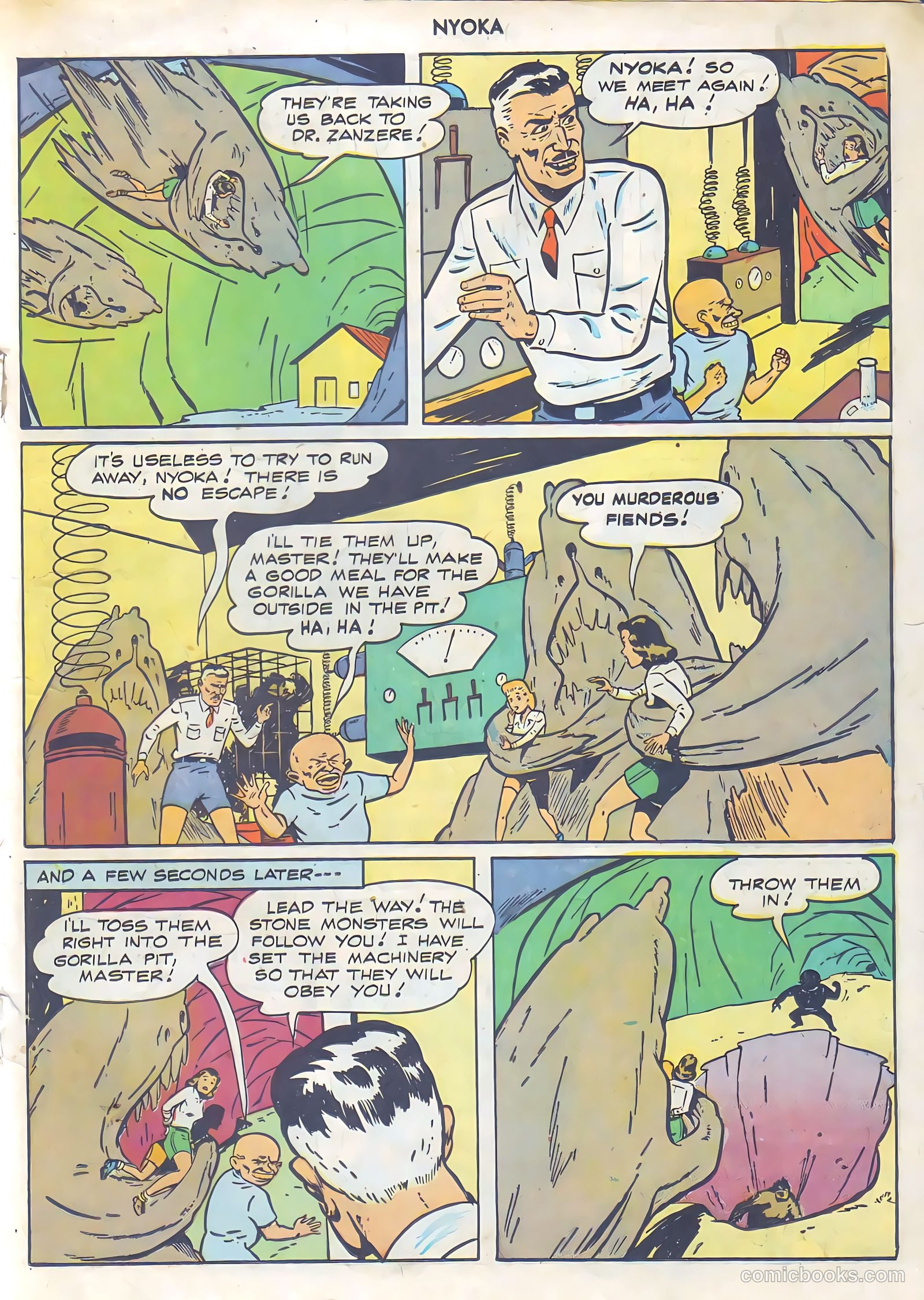 Nyoka the Jungle Girl #22 (1948) — page 20 of 37