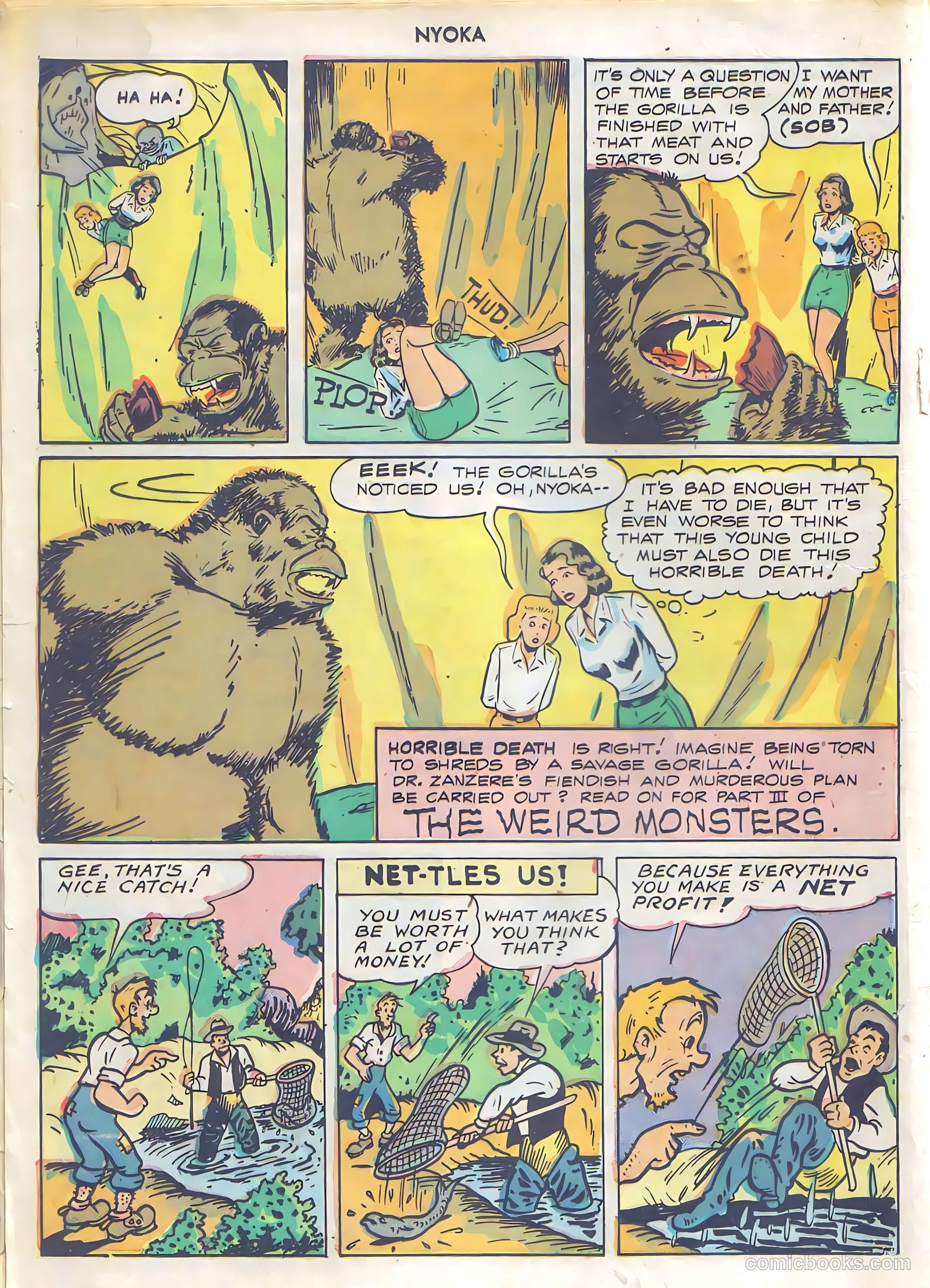 Nyoka the Jungle Girl #22 (1948) — page 21 of 37