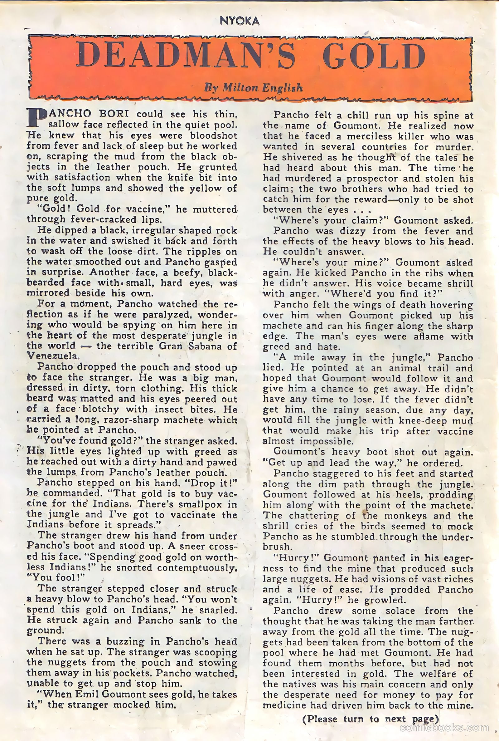 Nyoka the Jungle Girl #22 (1948) — page 23 of 37