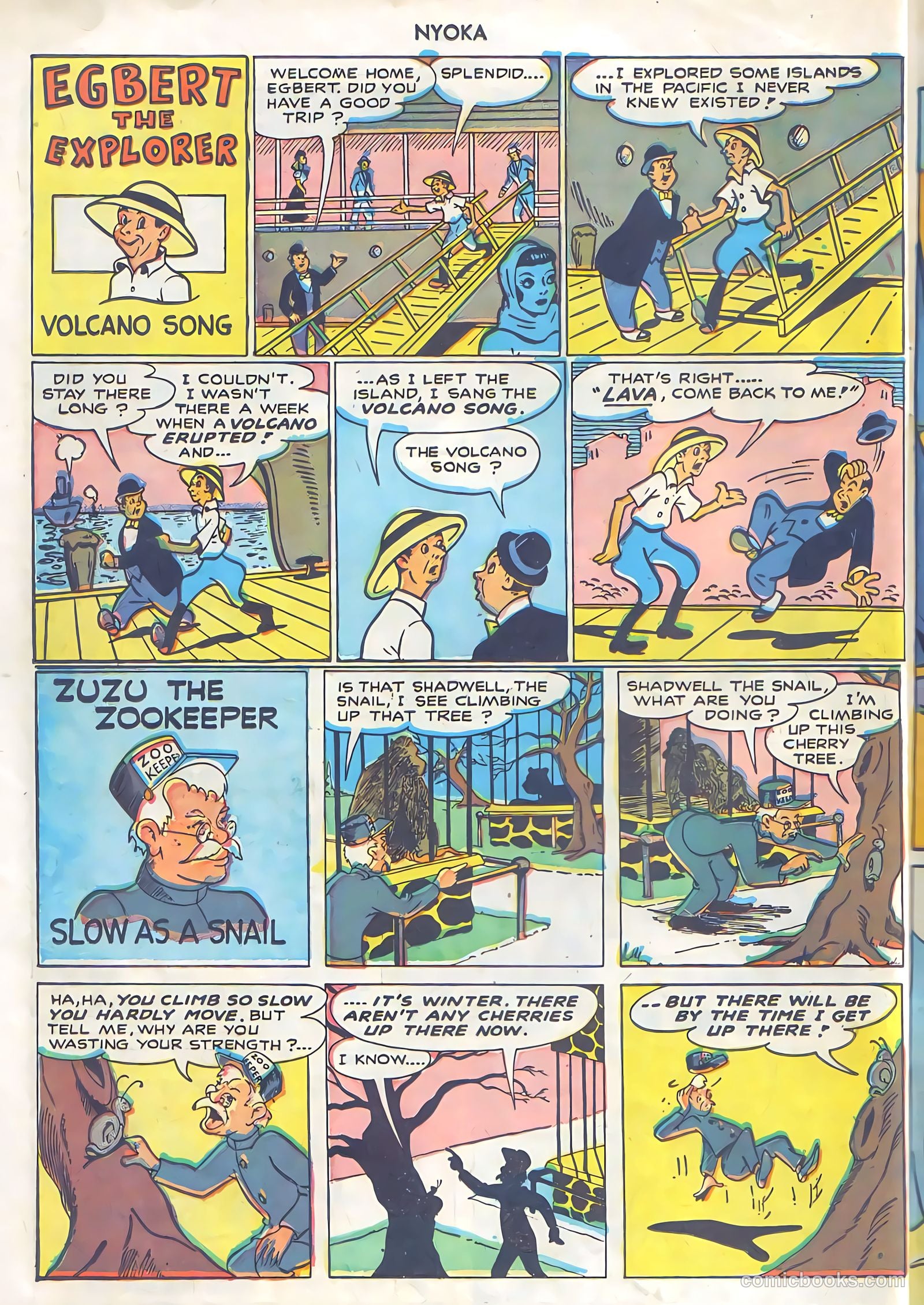 Nyoka the Jungle Girl #22 (1948) — page 27 of 37