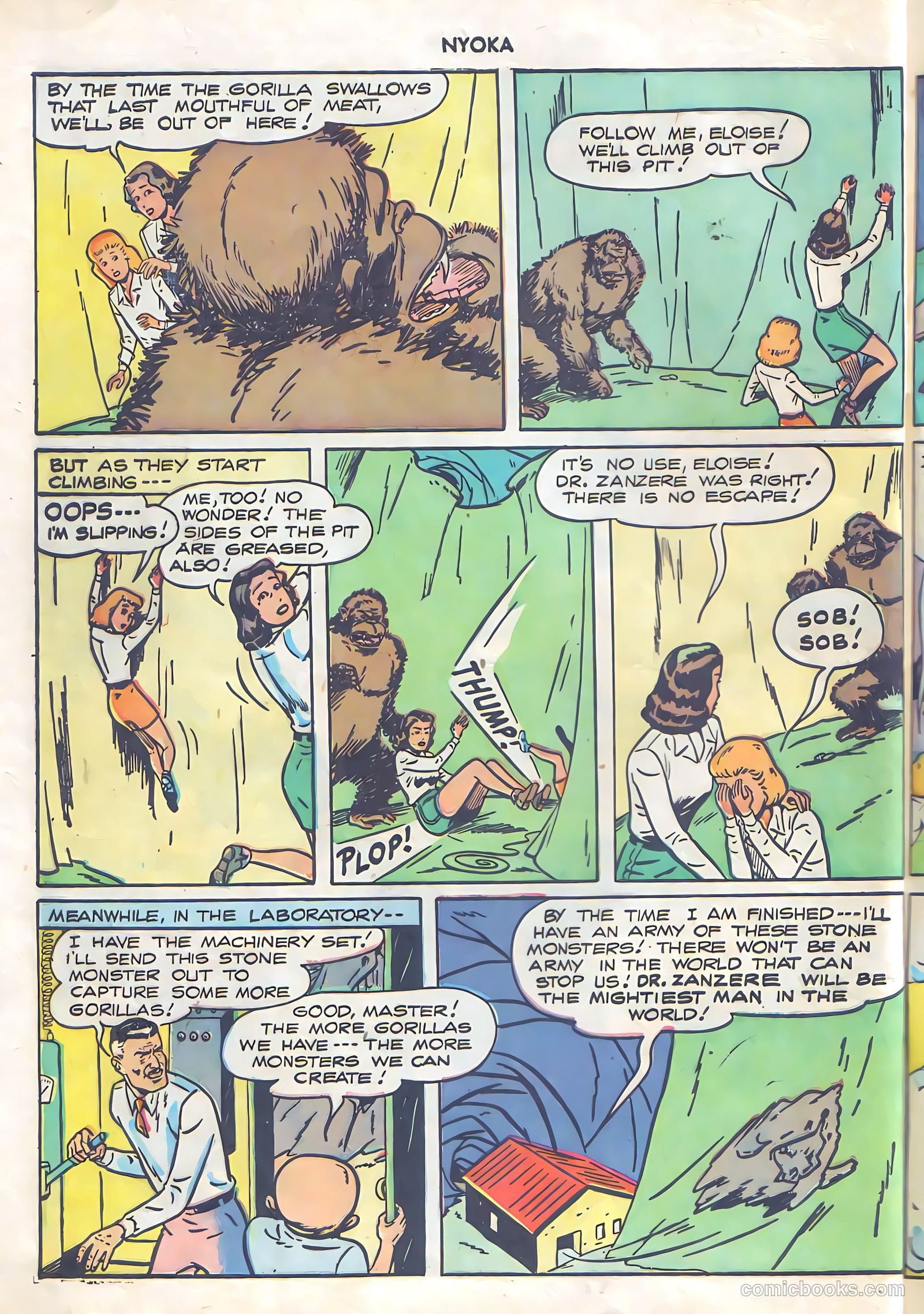 Nyoka the Jungle Girl #22 (1948) — page 29 of 37