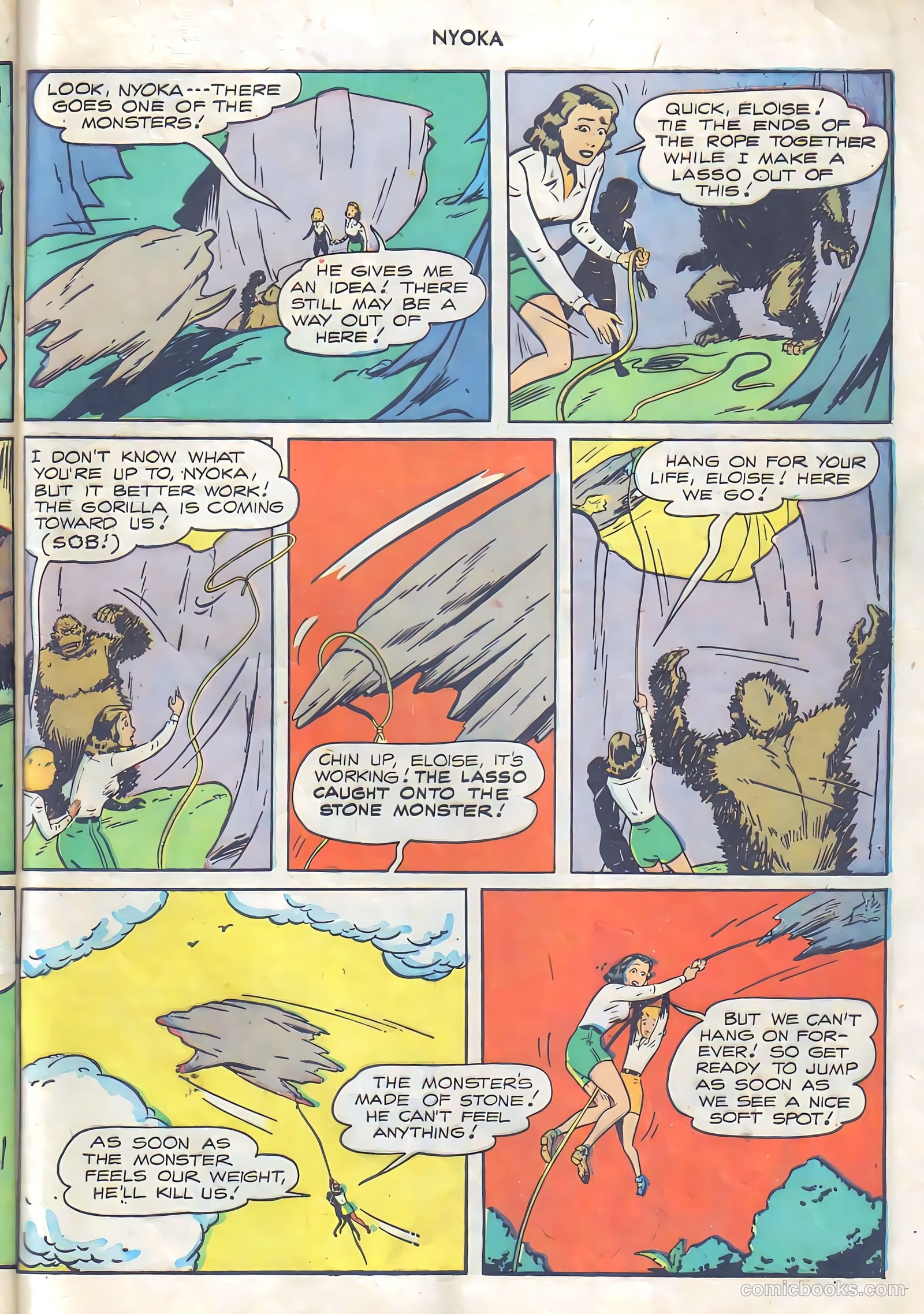 Nyoka the Jungle Girl #22 (1948) — page 30 of 37