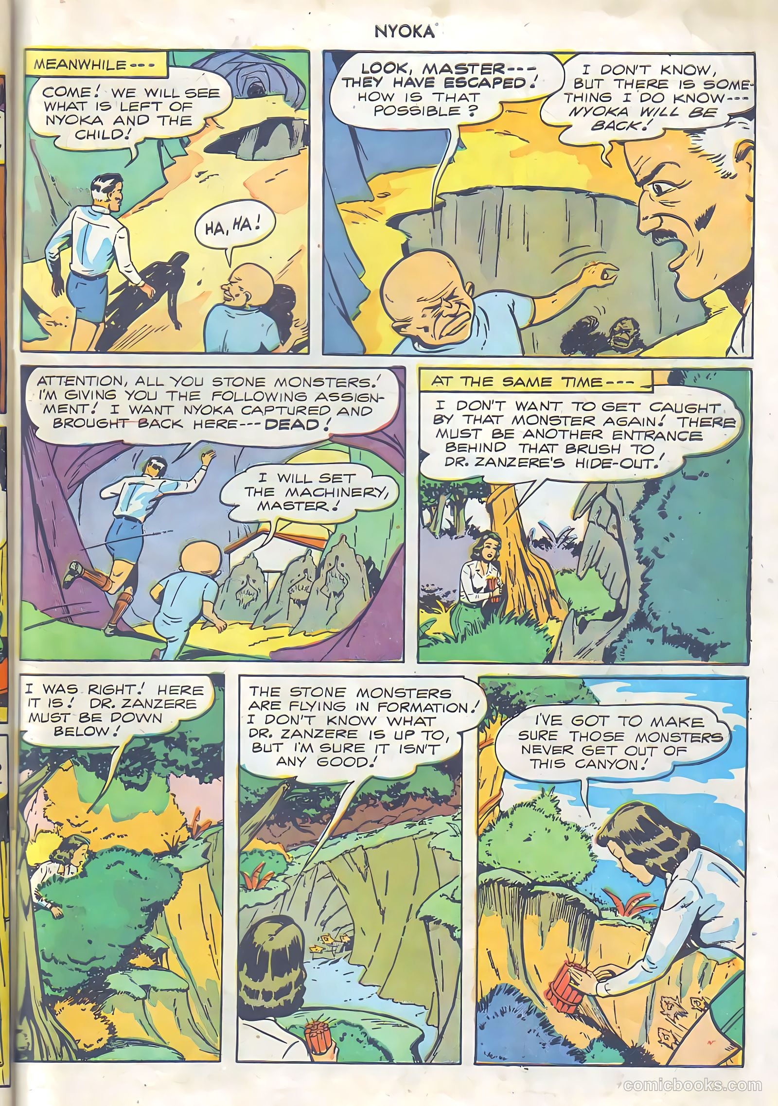 Nyoka the Jungle Girl #22 (1948) — page 32 of 37