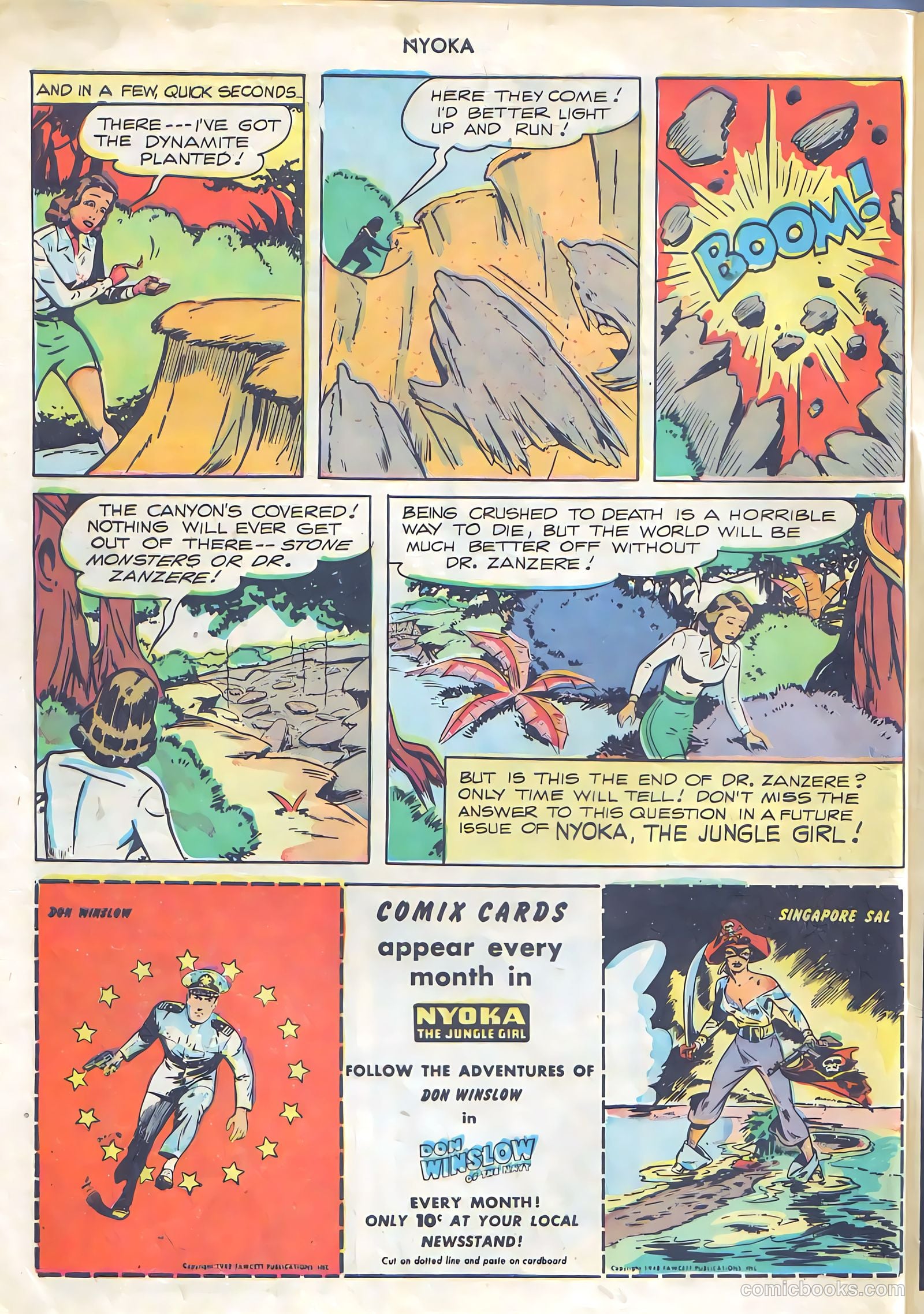 Nyoka the Jungle Girl #22 (1948) — page 33 of 37