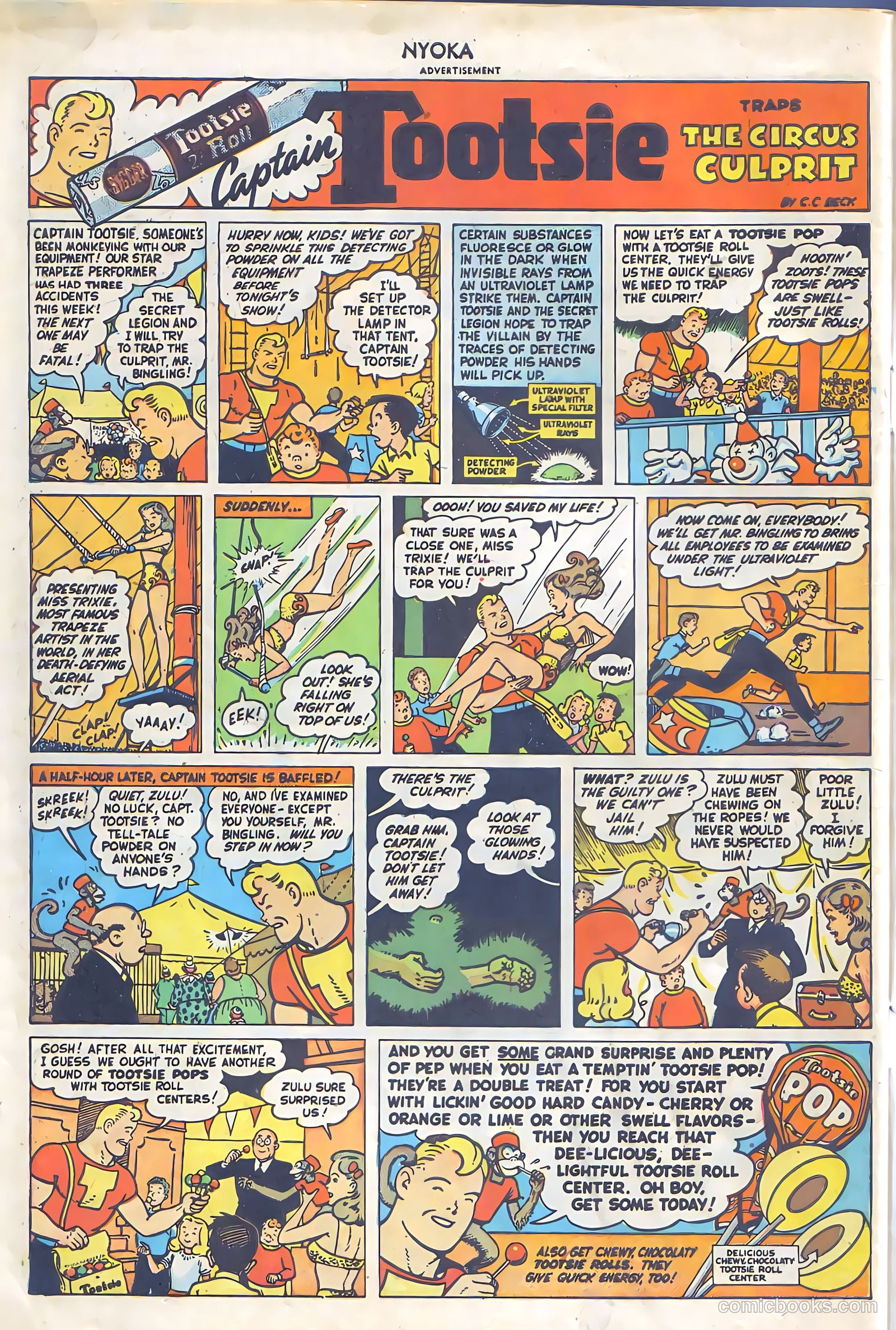 Nyoka the Jungle Girl #22 (1948) — page 35 of 37