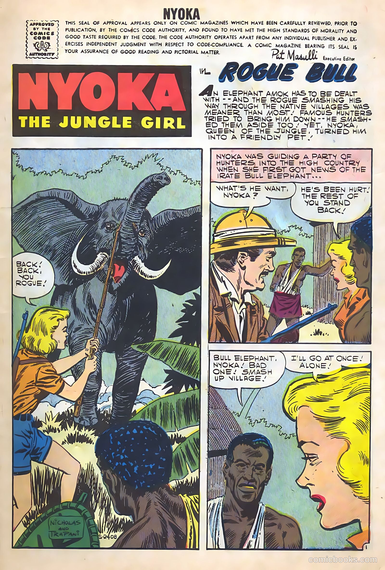Nyoka the Jungle Girl #22 (1957) — page 3 of 36