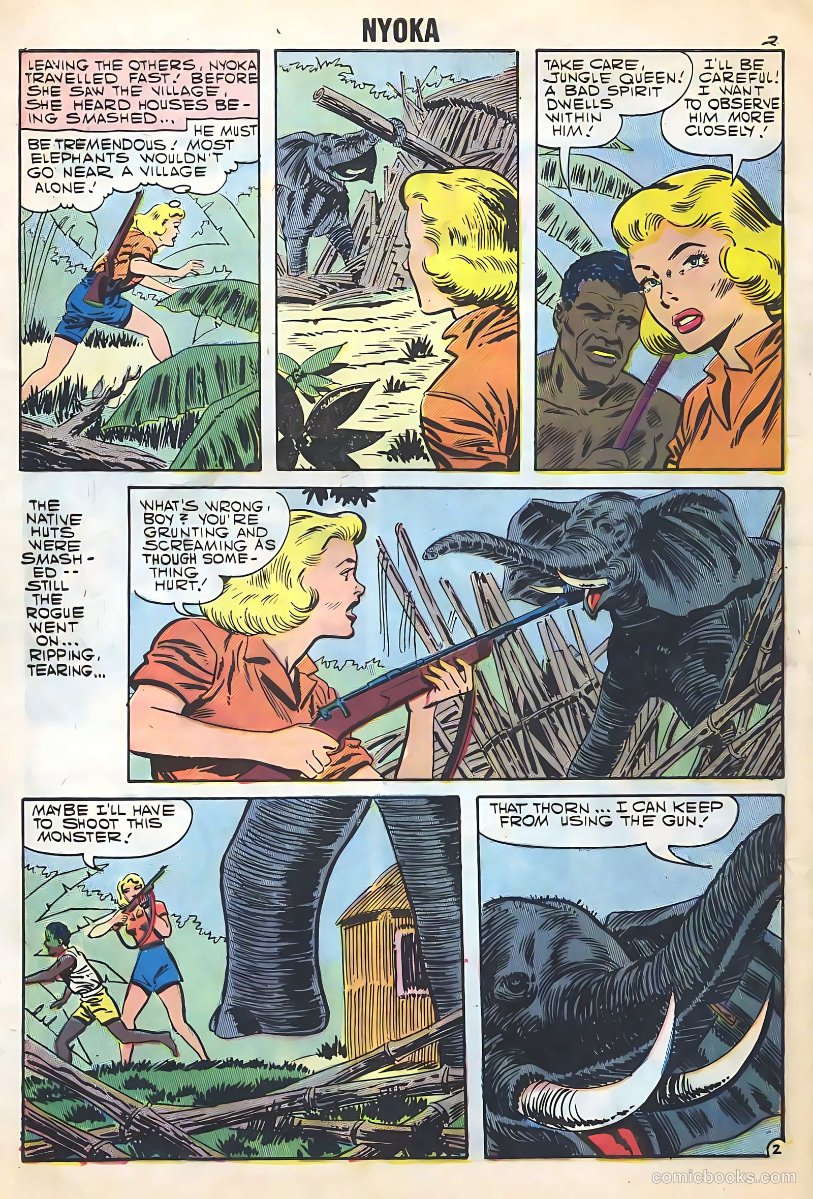 Nyoka the Jungle Girl #22 (1957) — page 4 of 36