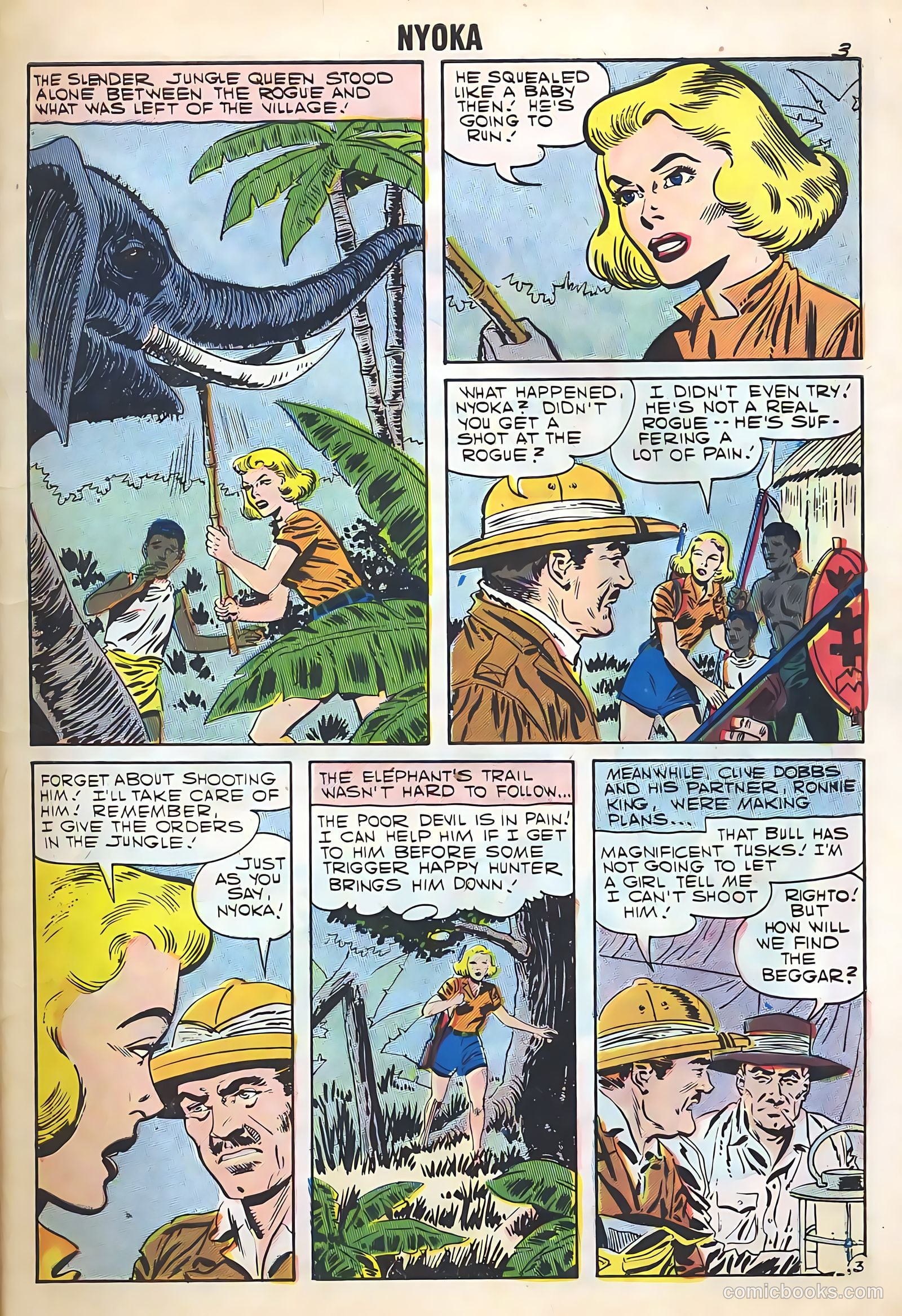 Nyoka the Jungle Girl #22 (1957) — page 5 of 36