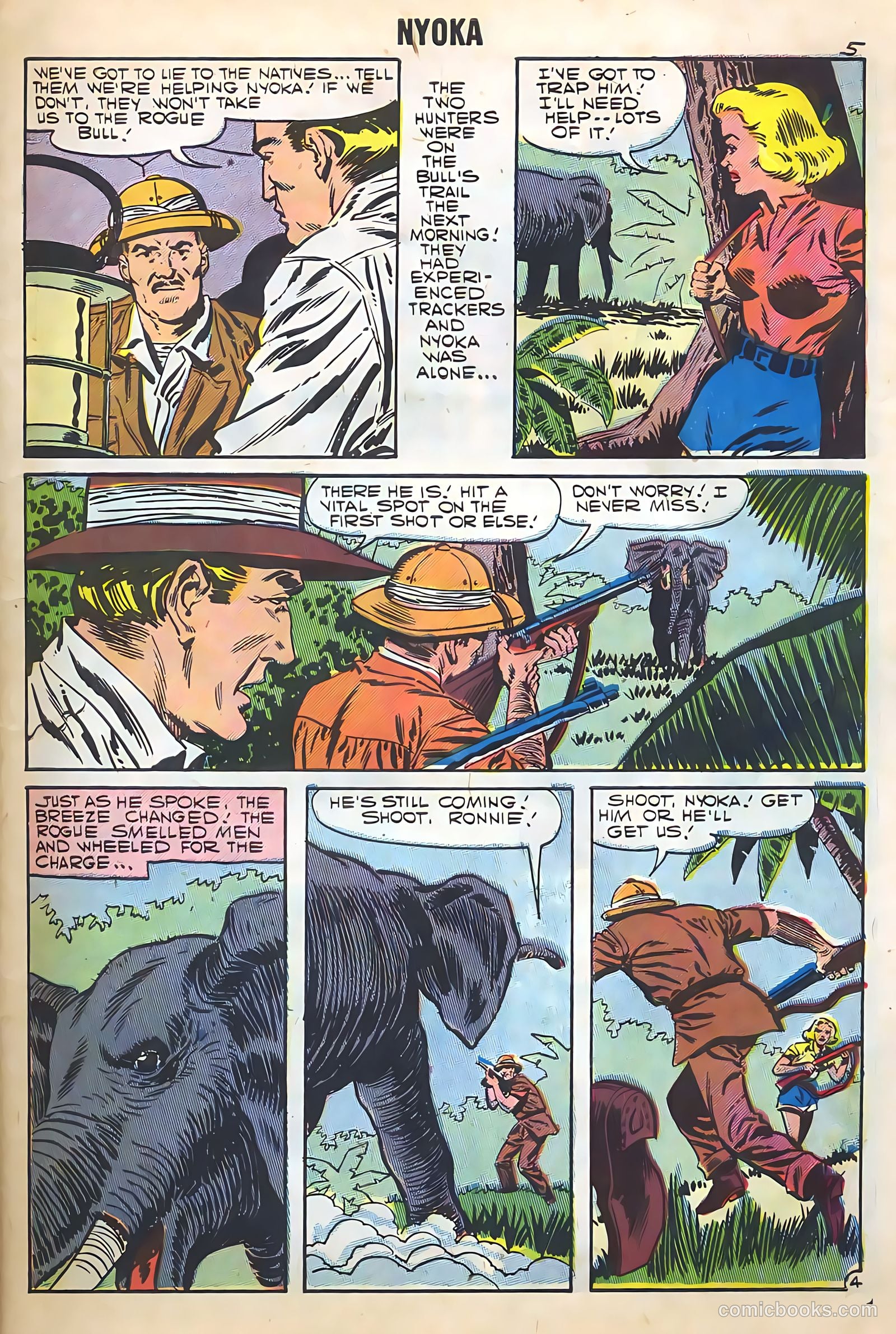 Nyoka the Jungle Girl #22 (1957) — page 7 of 36