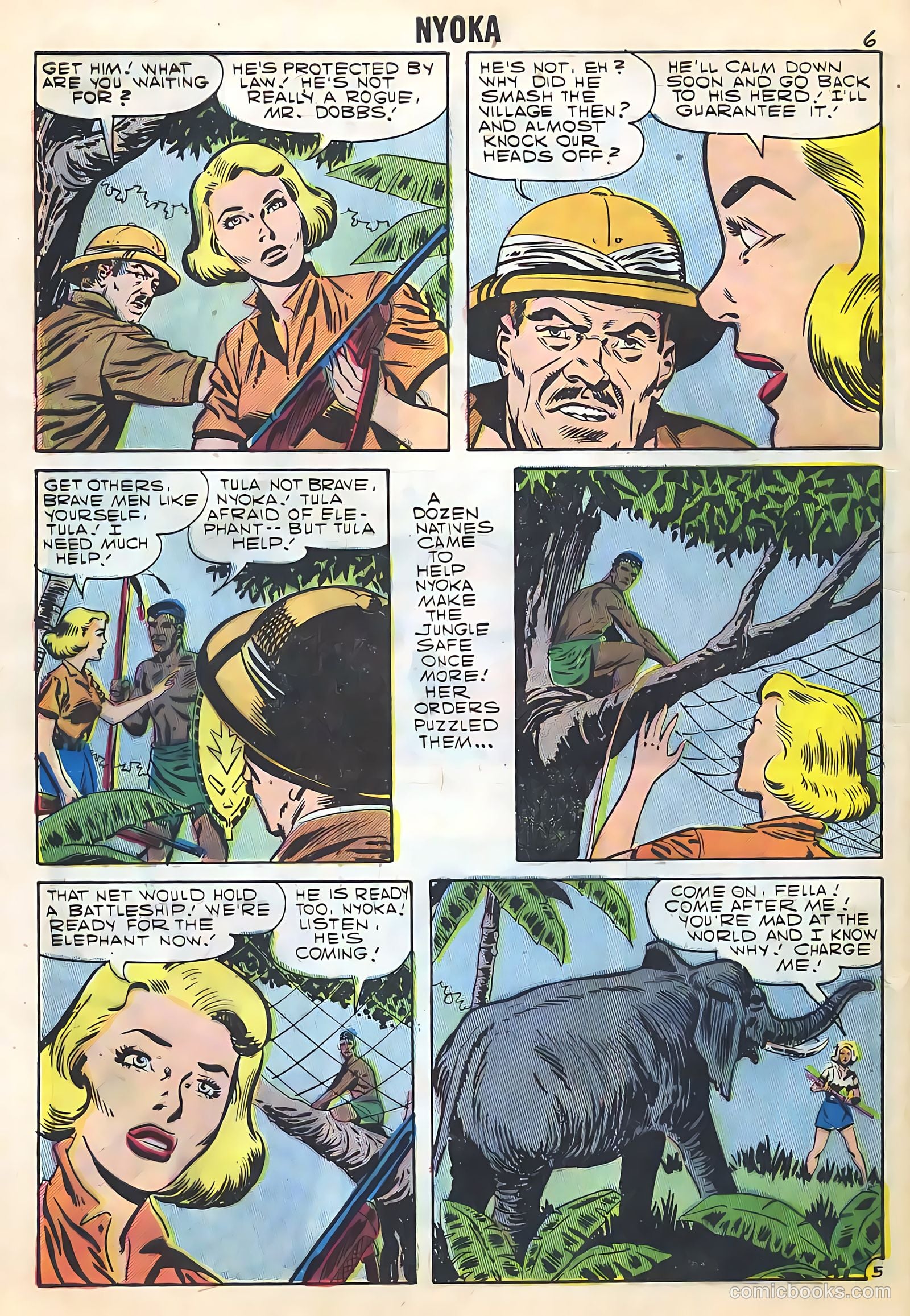 Nyoka the Jungle Girl #22 (1957) — page 8 of 36