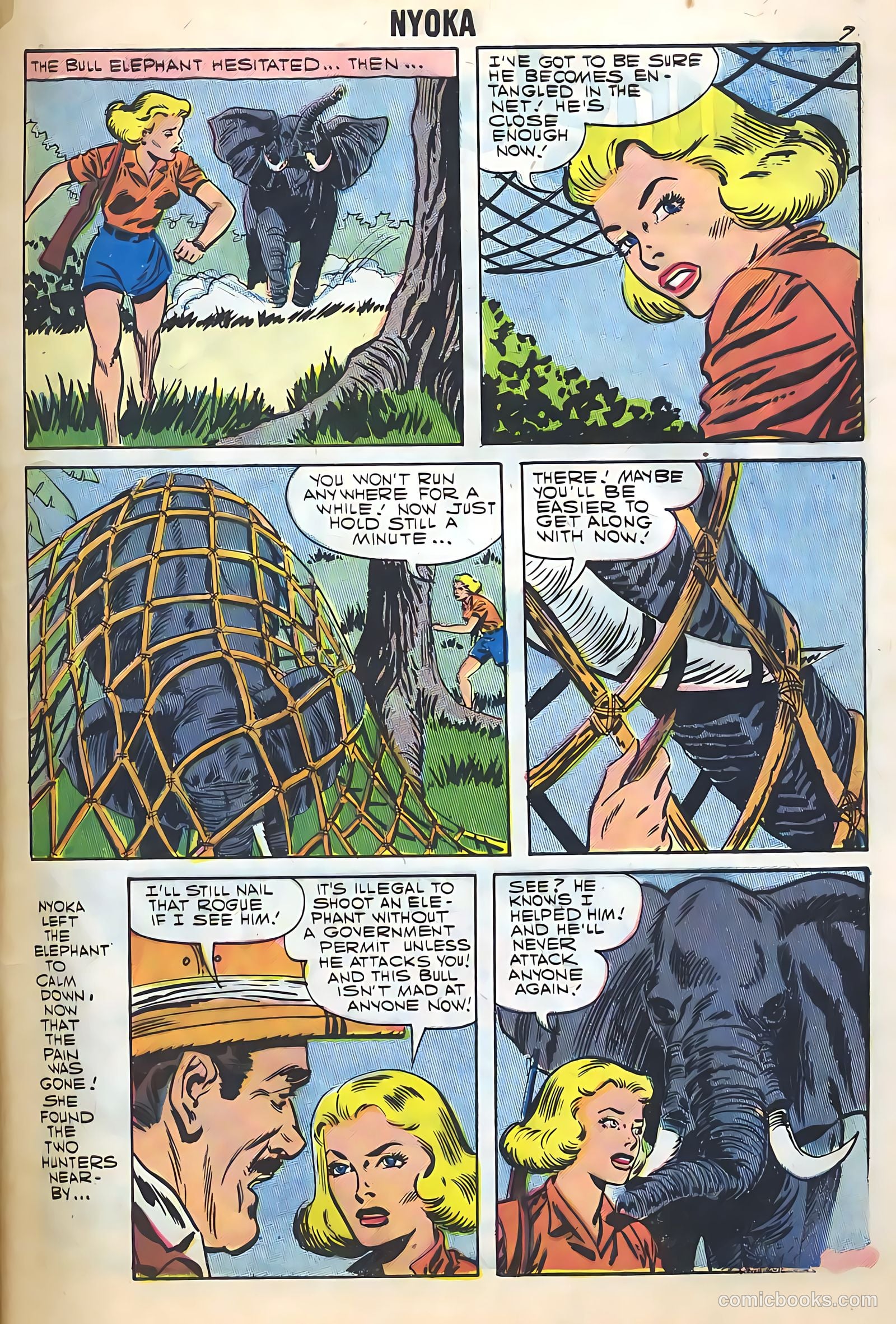 Nyoka the Jungle Girl #22 (1957) — page 9 of 36