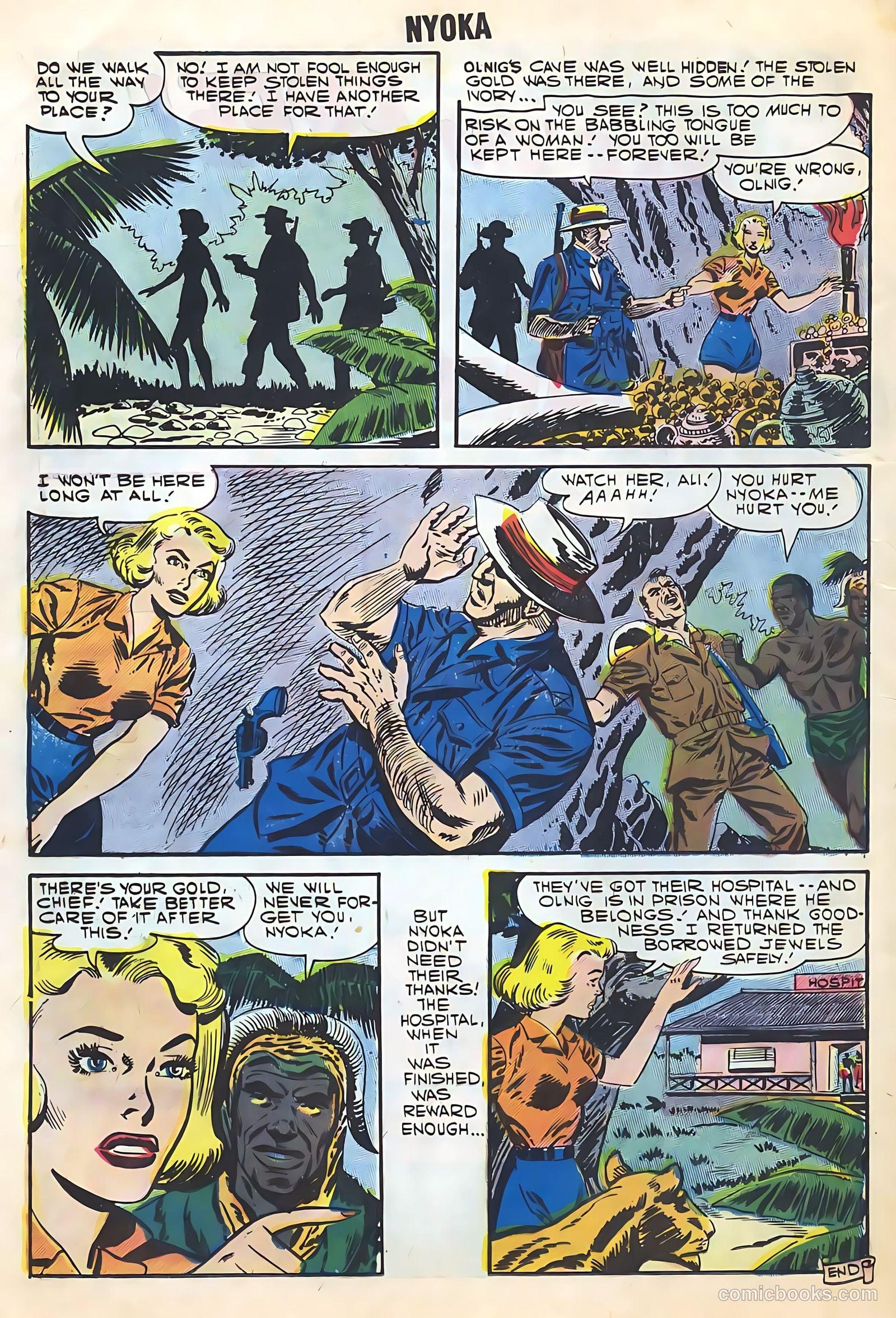 Nyoka the Jungle Girl #22 (1957) — page 16 of 36