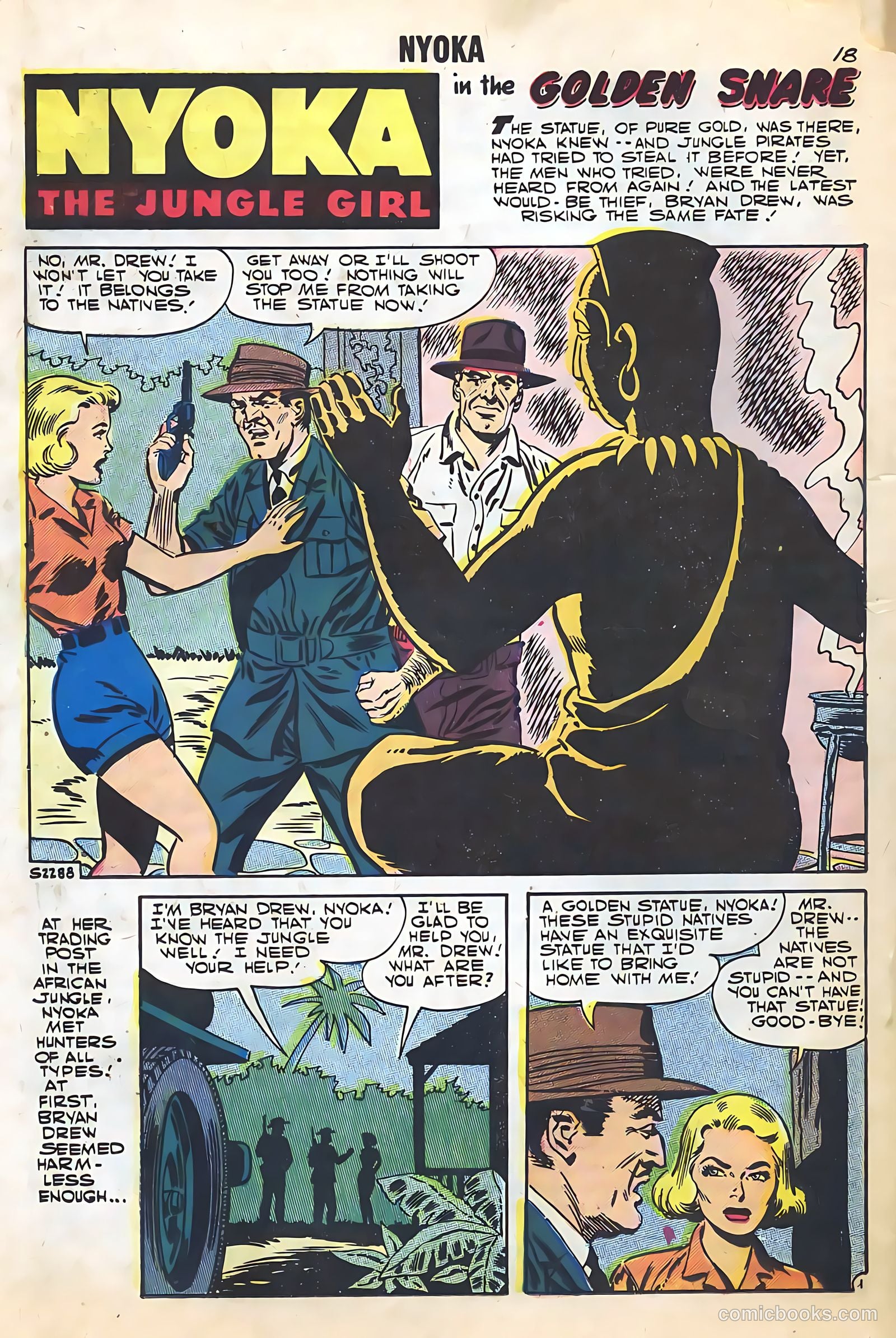 Nyoka the Jungle Girl #22 (1957) — page 20 of 36