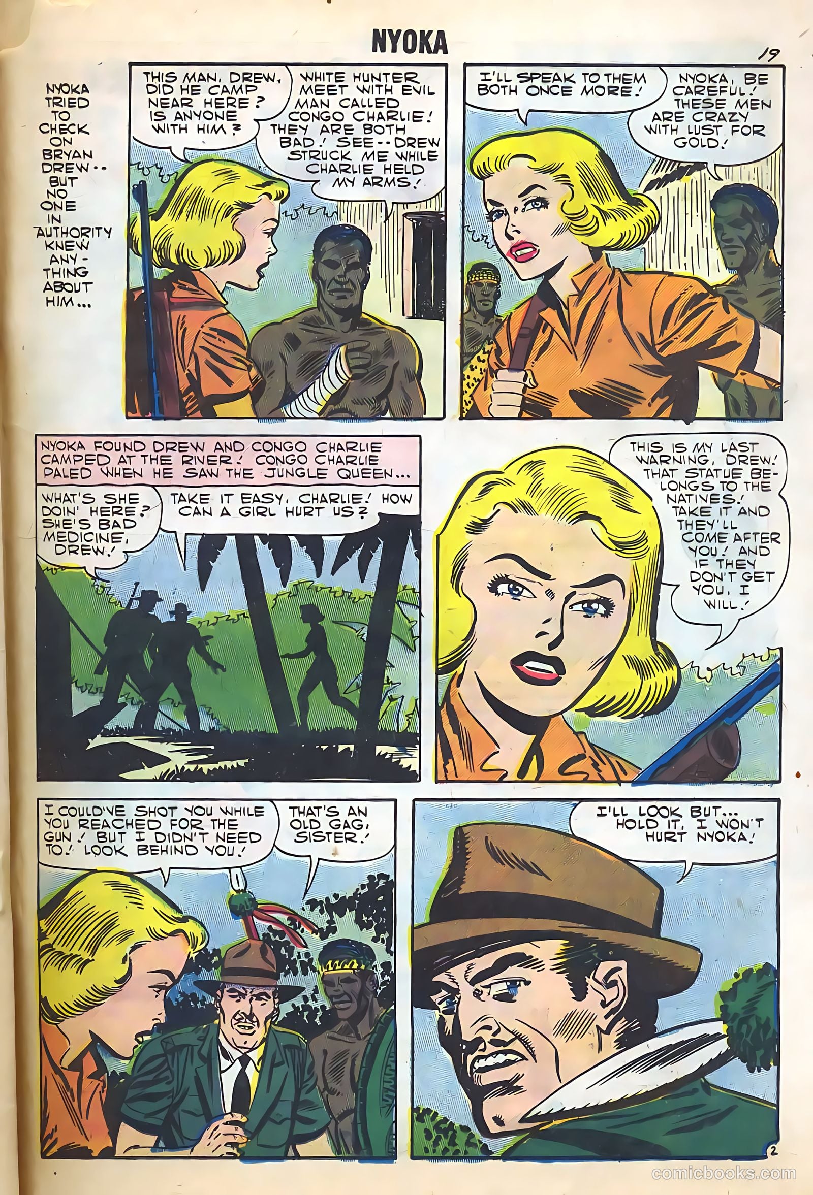 Nyoka the Jungle Girl #22 (1957) — page 21 of 36