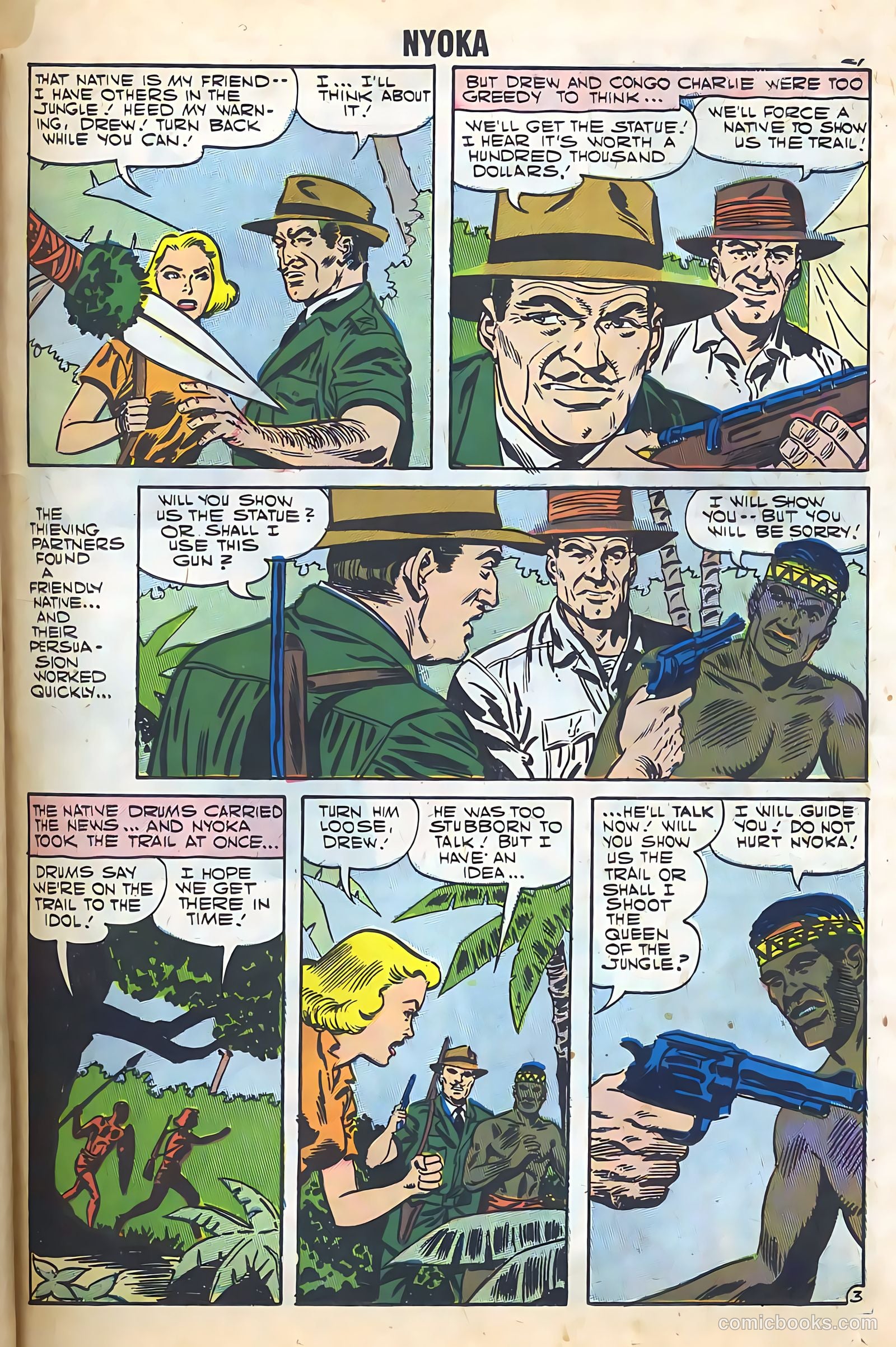 Nyoka the Jungle Girl #22 (1957) — page 23 of 36