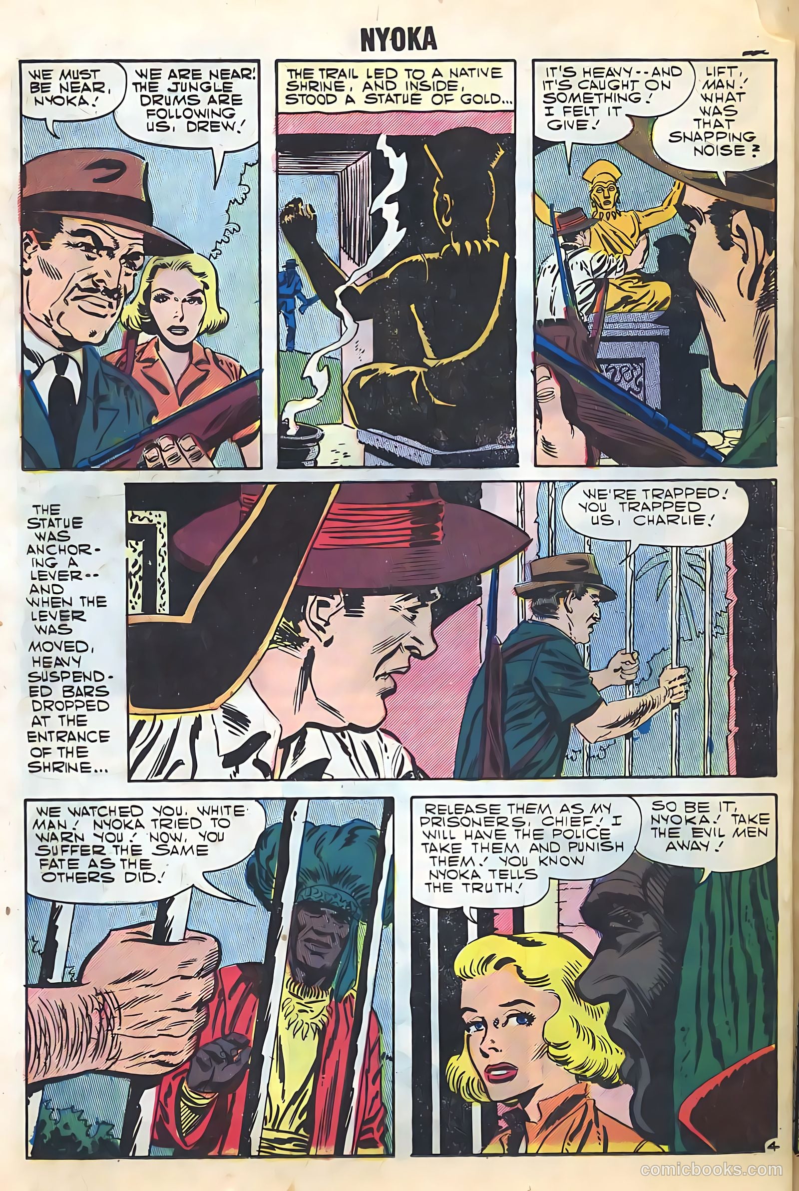 Nyoka the Jungle Girl #22 (1957) — page 24 of 36