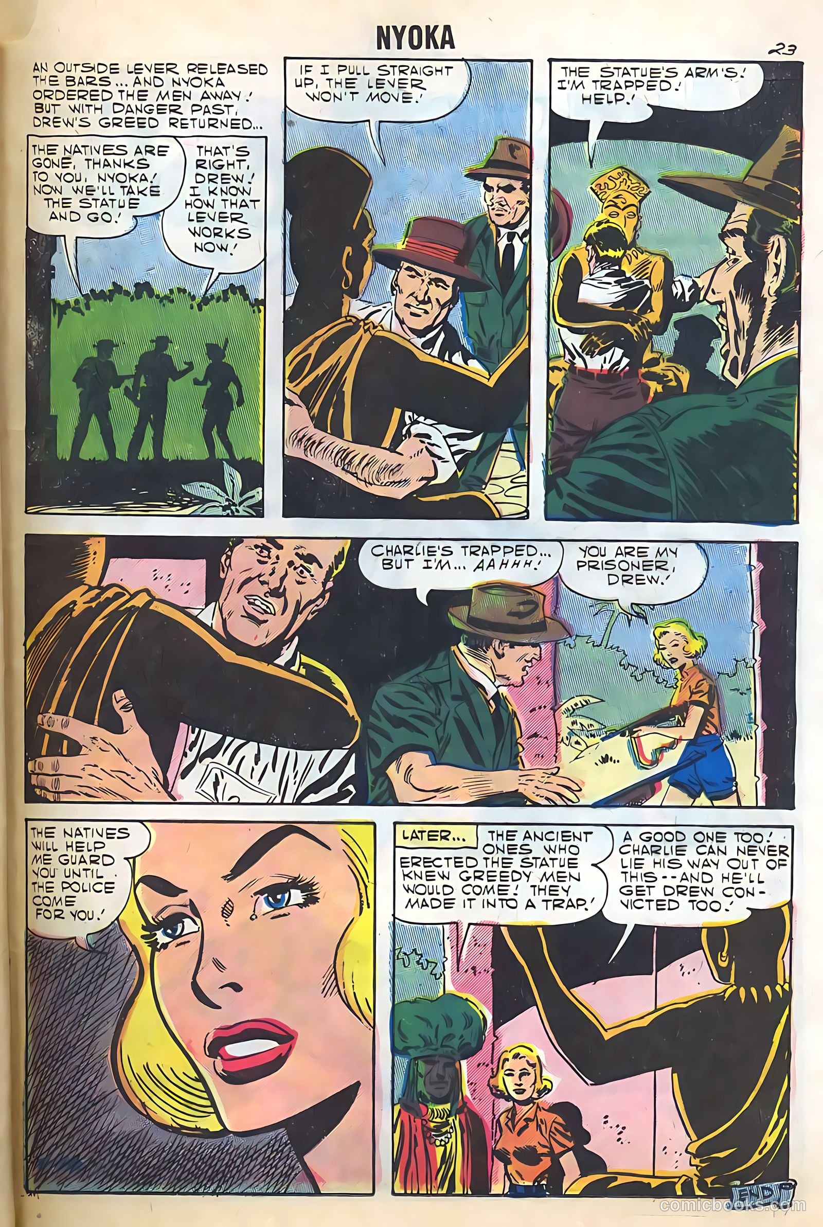 Nyoka the Jungle Girl #22 (1957) — page 25 of 36