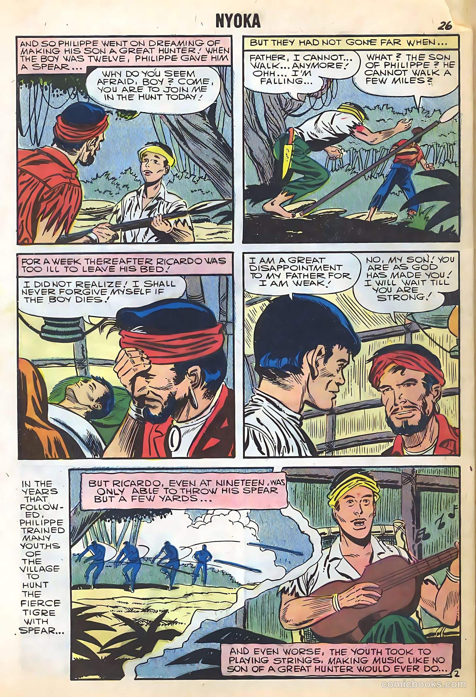 Nyoka the Jungle Girl #22 (1957) — page 28 of 36