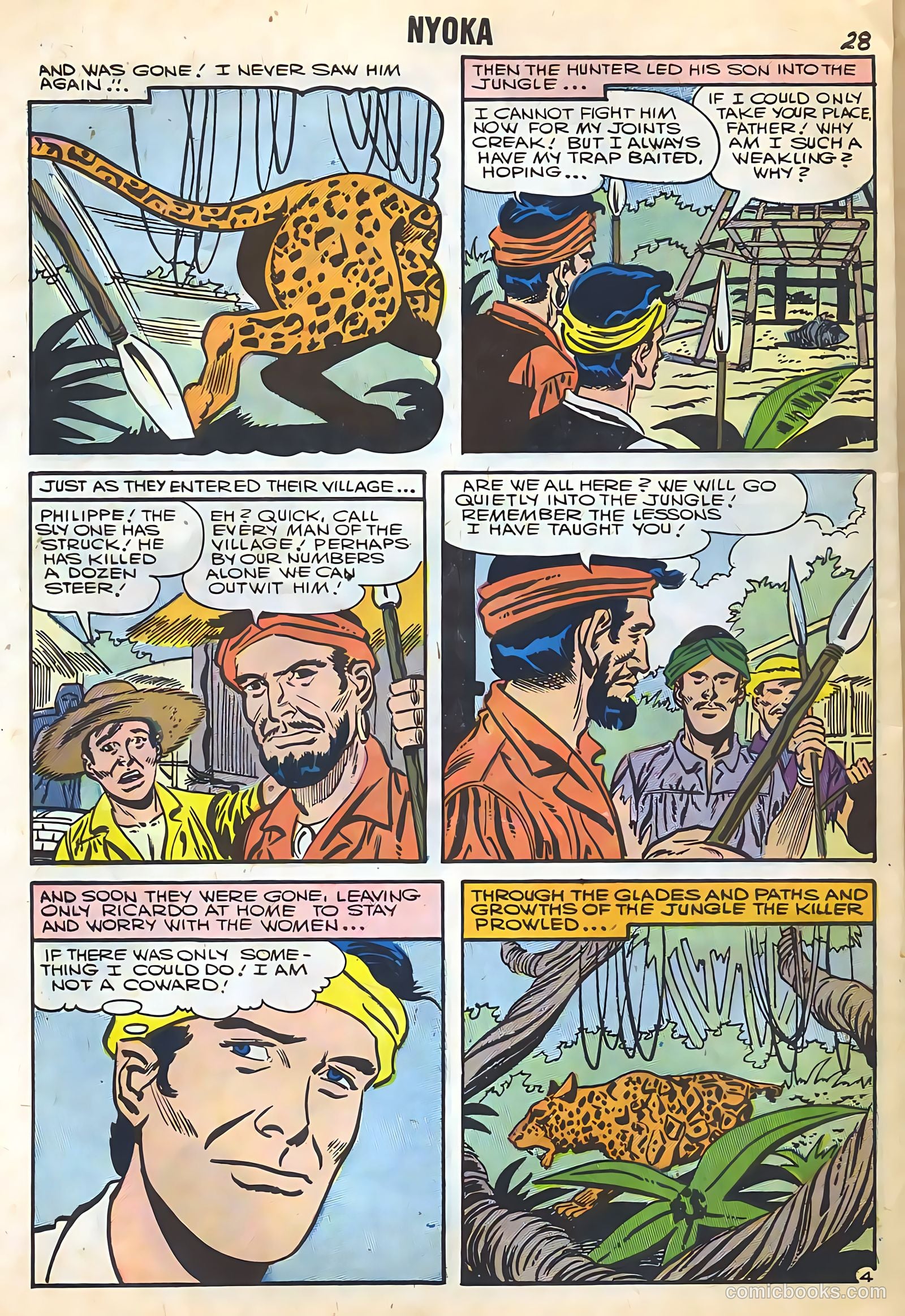 Nyoka the Jungle Girl #22 (1957) — page 30 of 36
