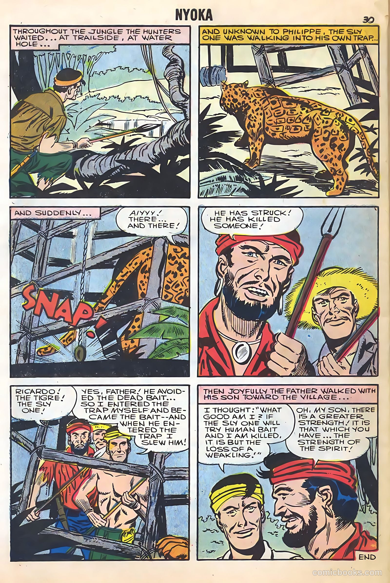 Nyoka the Jungle Girl #22 (1957) — page 32 of 36
