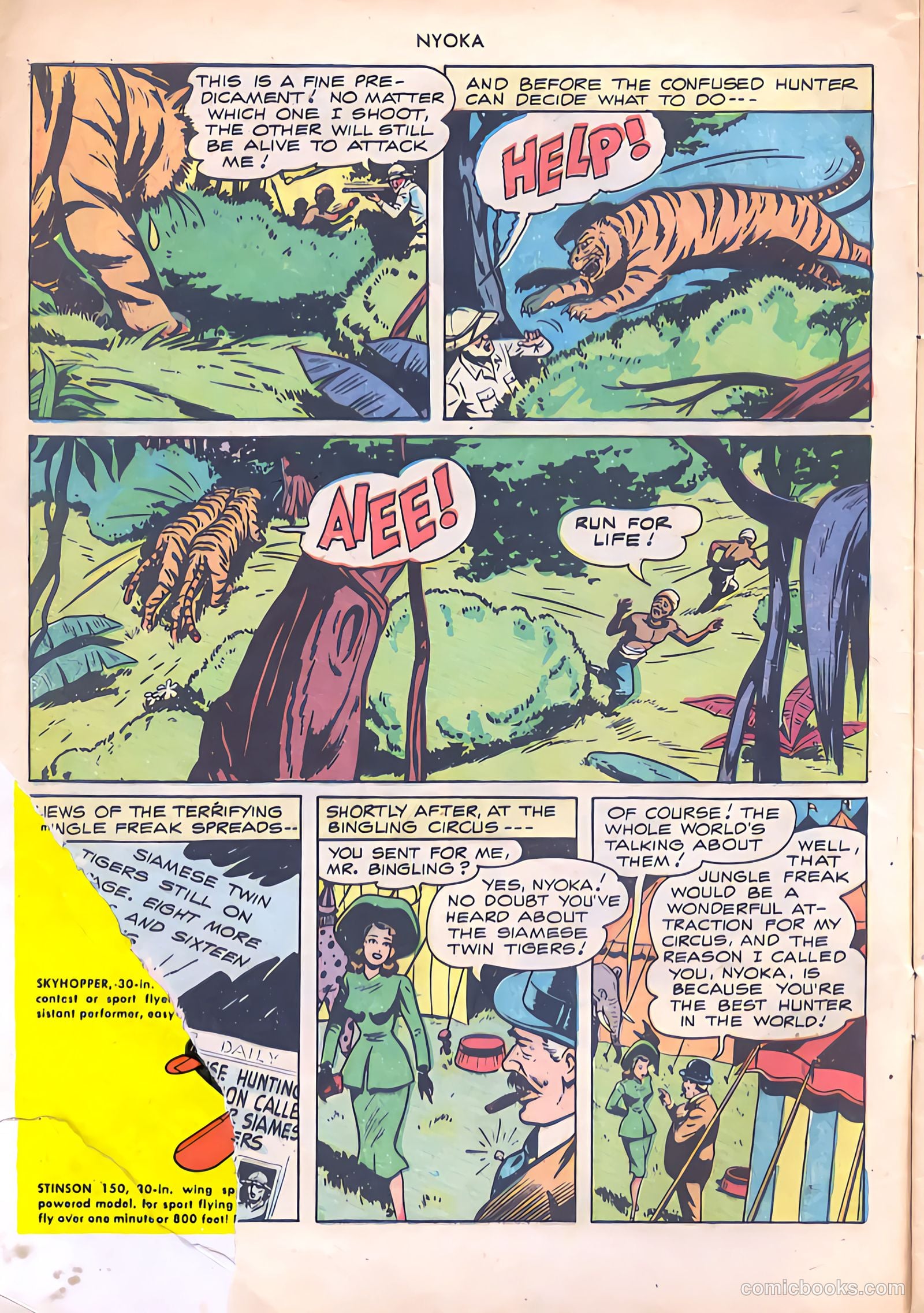 Nyoka the Jungle Girl #23 (1948) — page 4 of 36