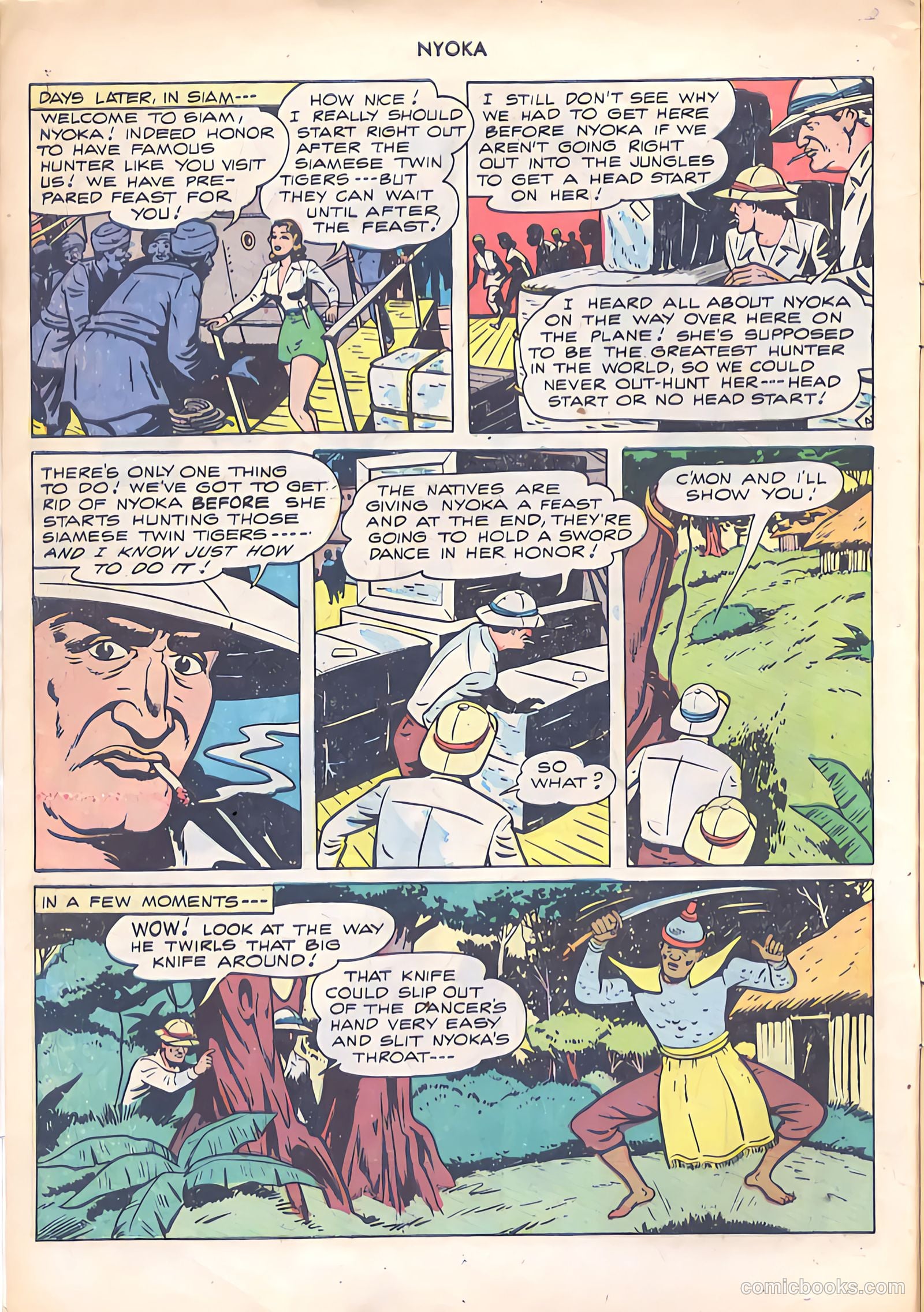 Nyoka the Jungle Girl #23 (1948) — page 6 of 36