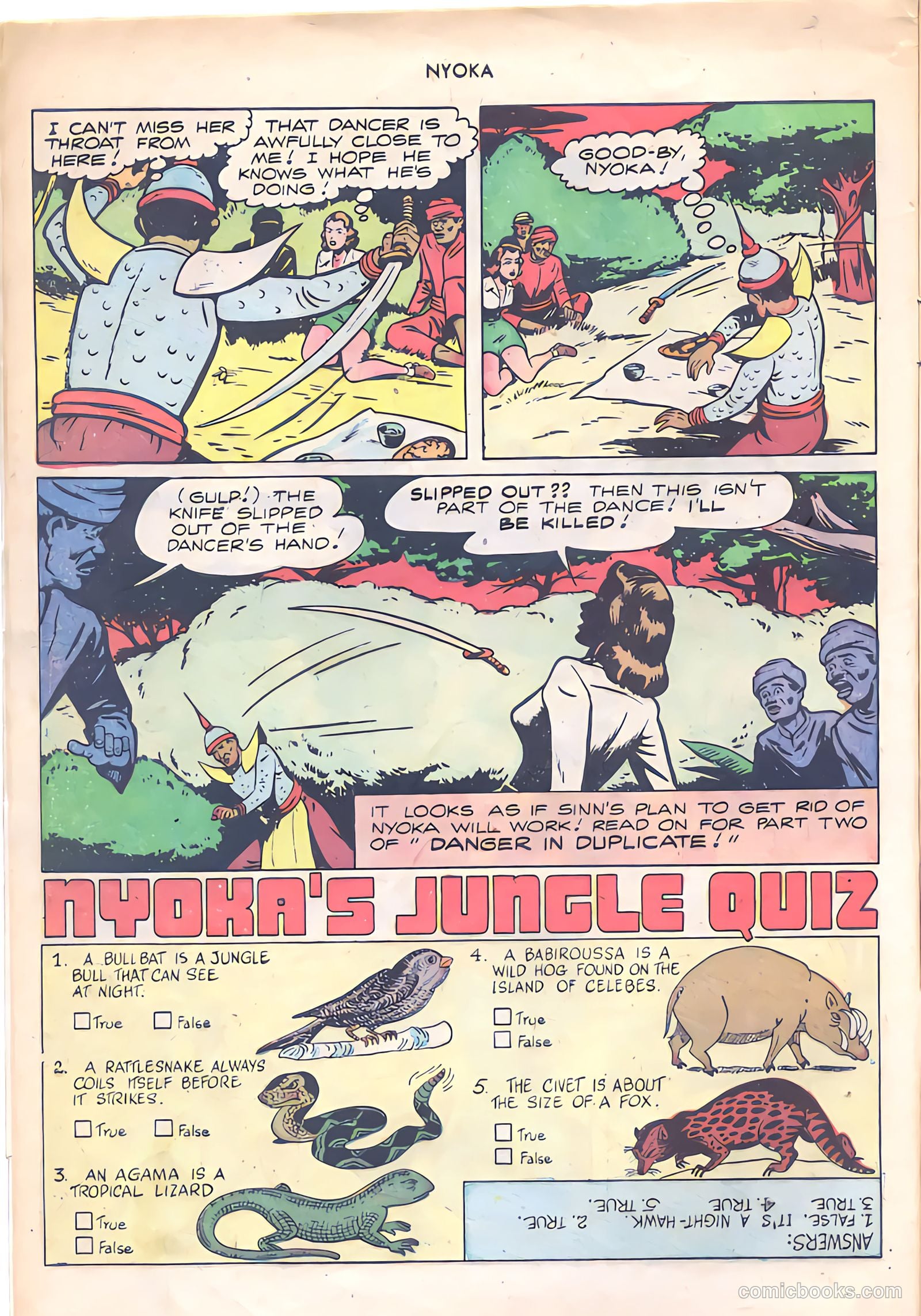 Nyoka the Jungle Girl #23 (1948) — page 8 of 36