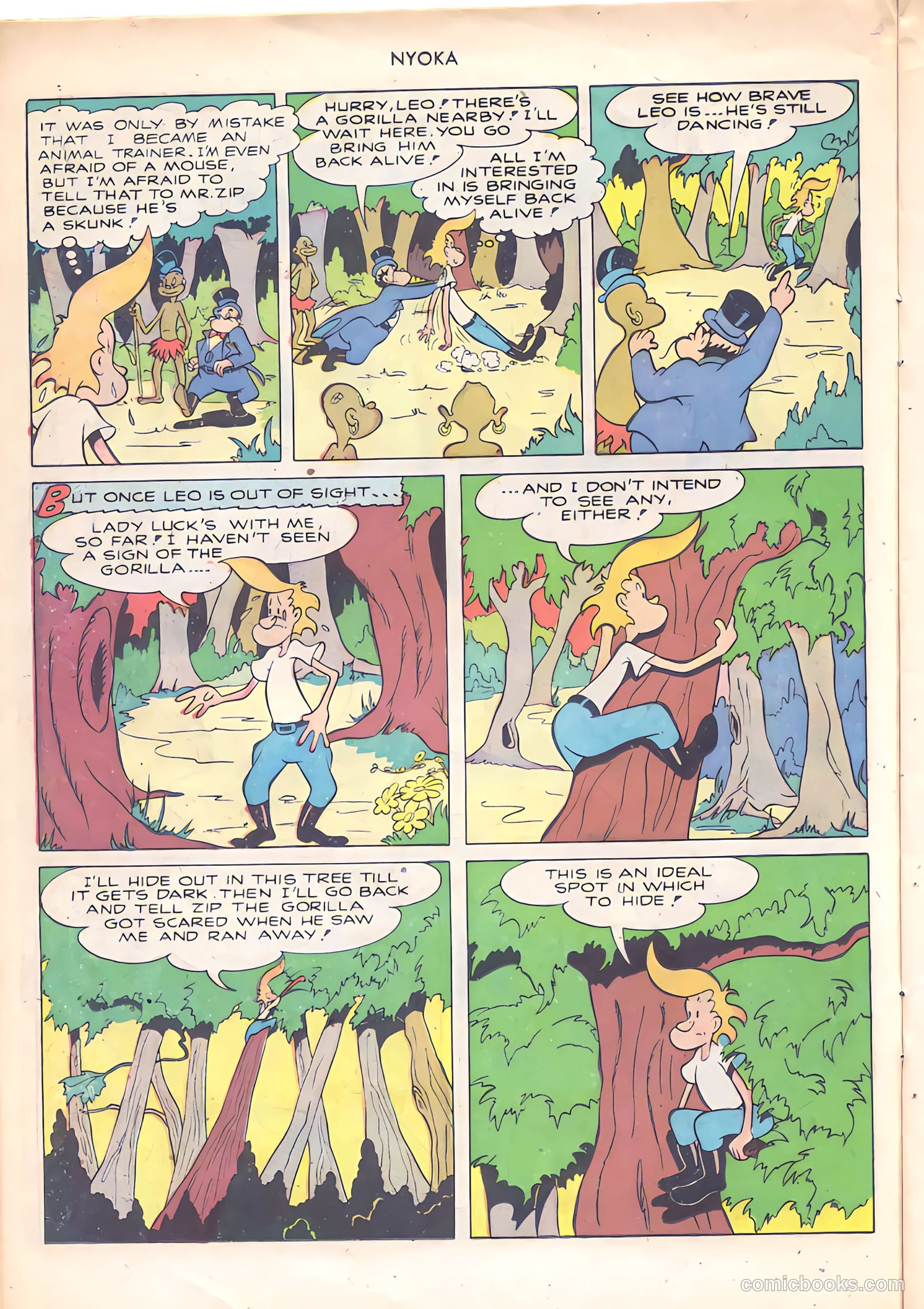 Nyoka the Jungle Girl #23 (1948) — page 14 of 36