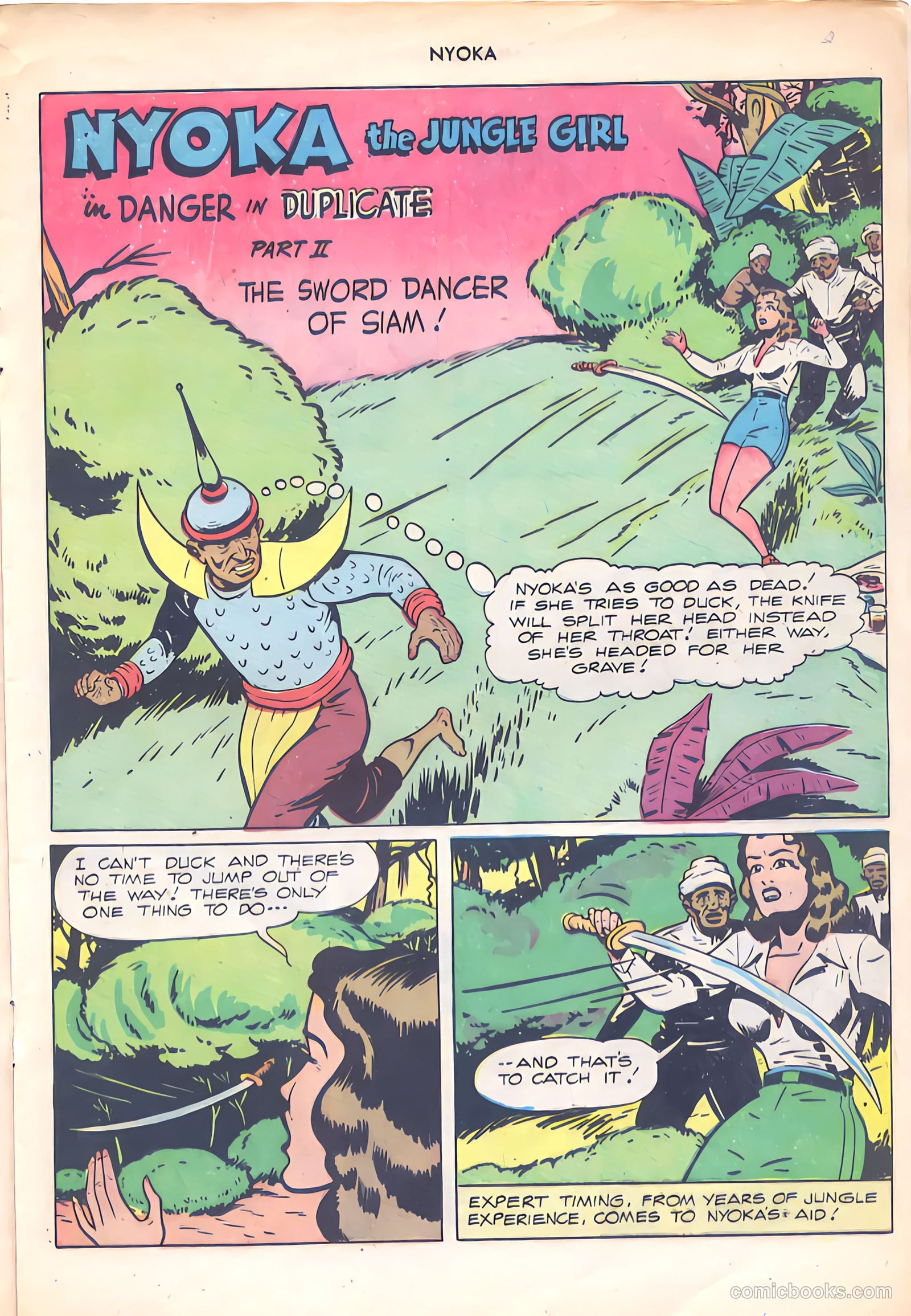 Nyoka the Jungle Girl #23 (1948) — page 17 of 36