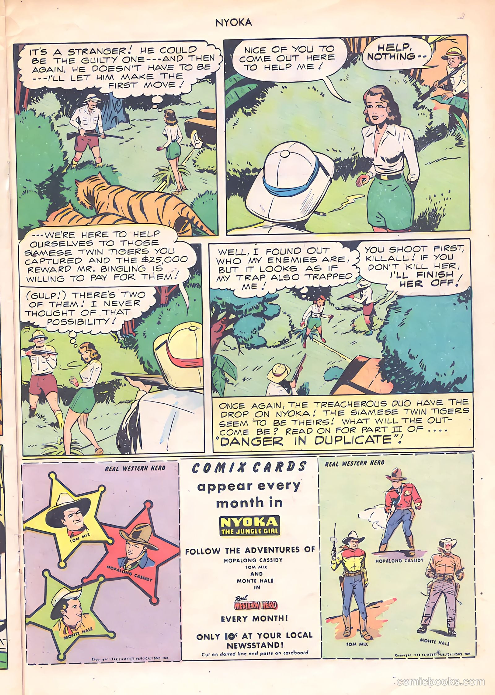 Nyoka the Jungle Girl #23 (1948) — page 21 of 36