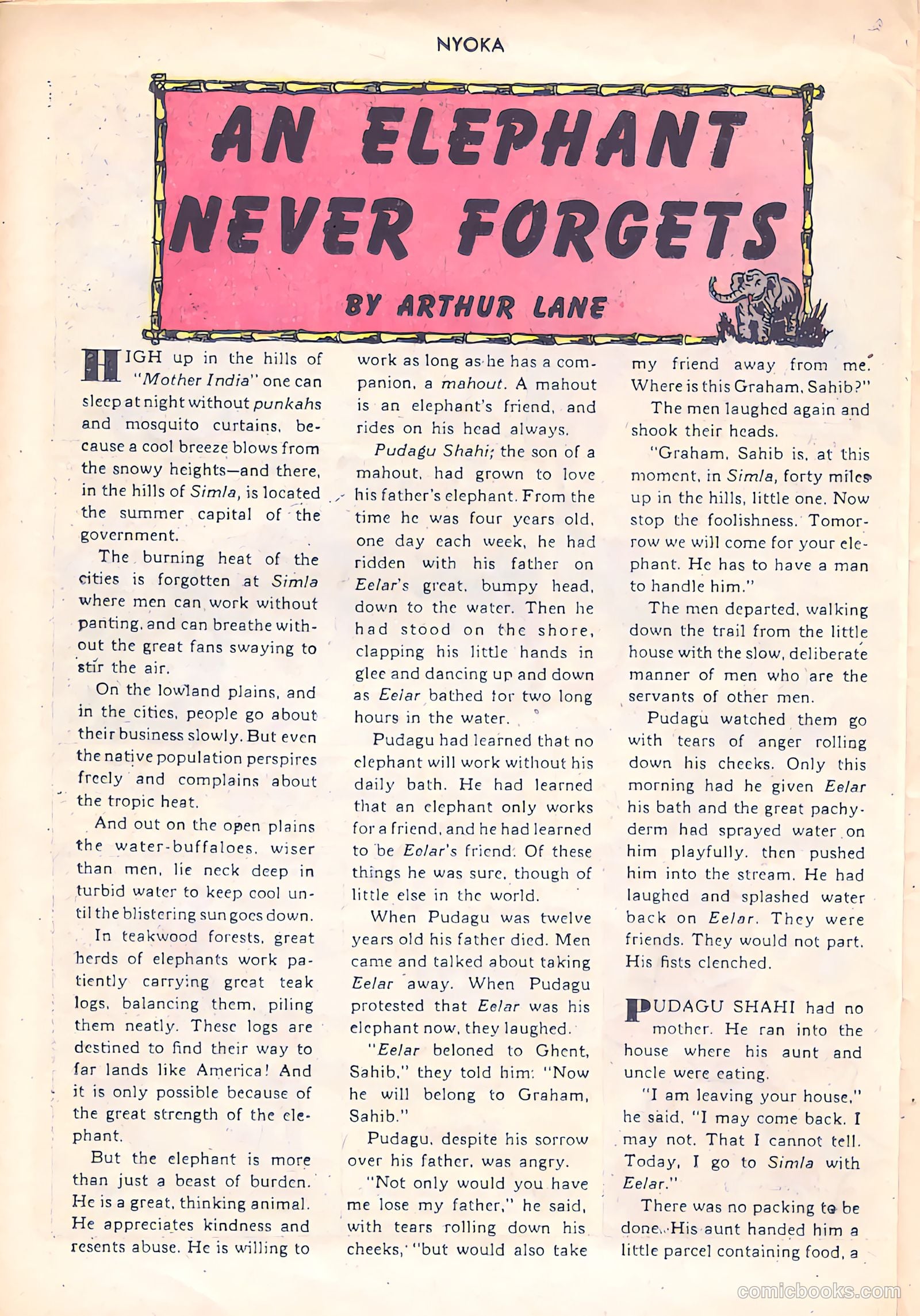 Nyoka the Jungle Girl #23 (1948) — page 22 of 36