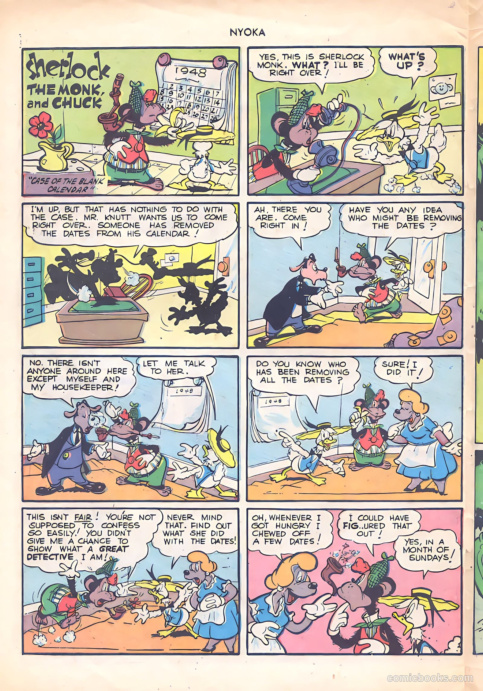 Nyoka the Jungle Girl #23 (1948) — page 28 of 36