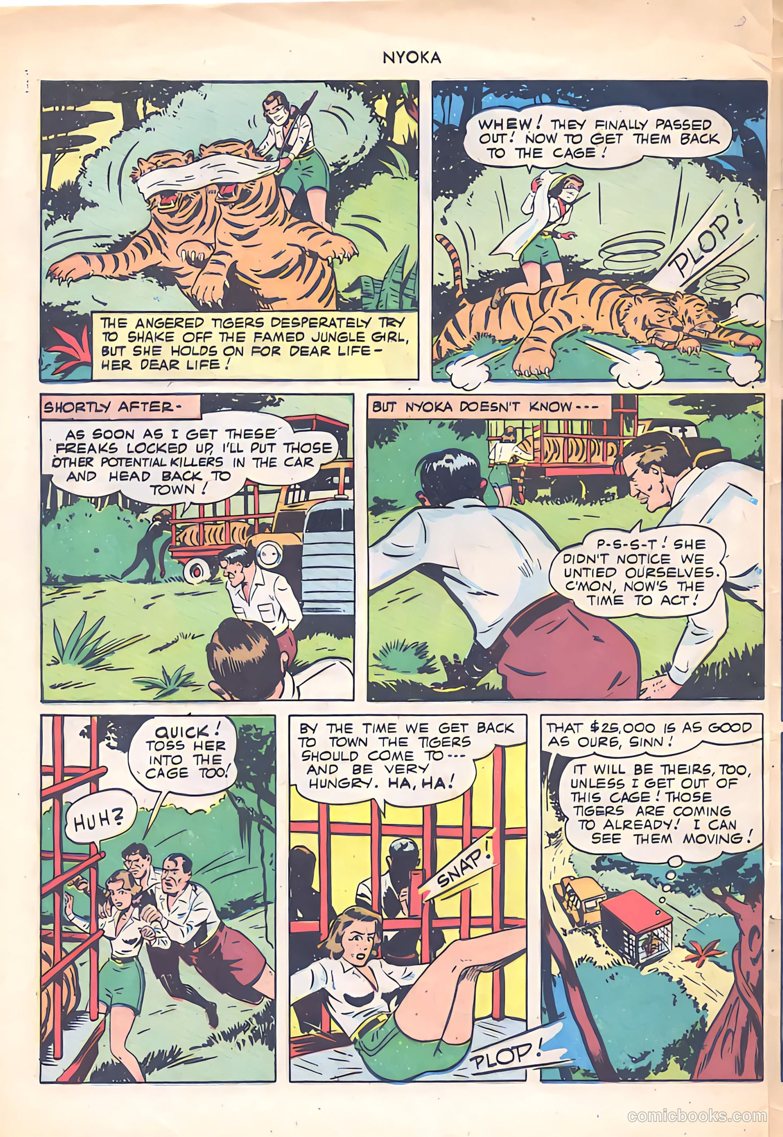 Nyoka the Jungle Girl #23 (1948) — page 32 of 36