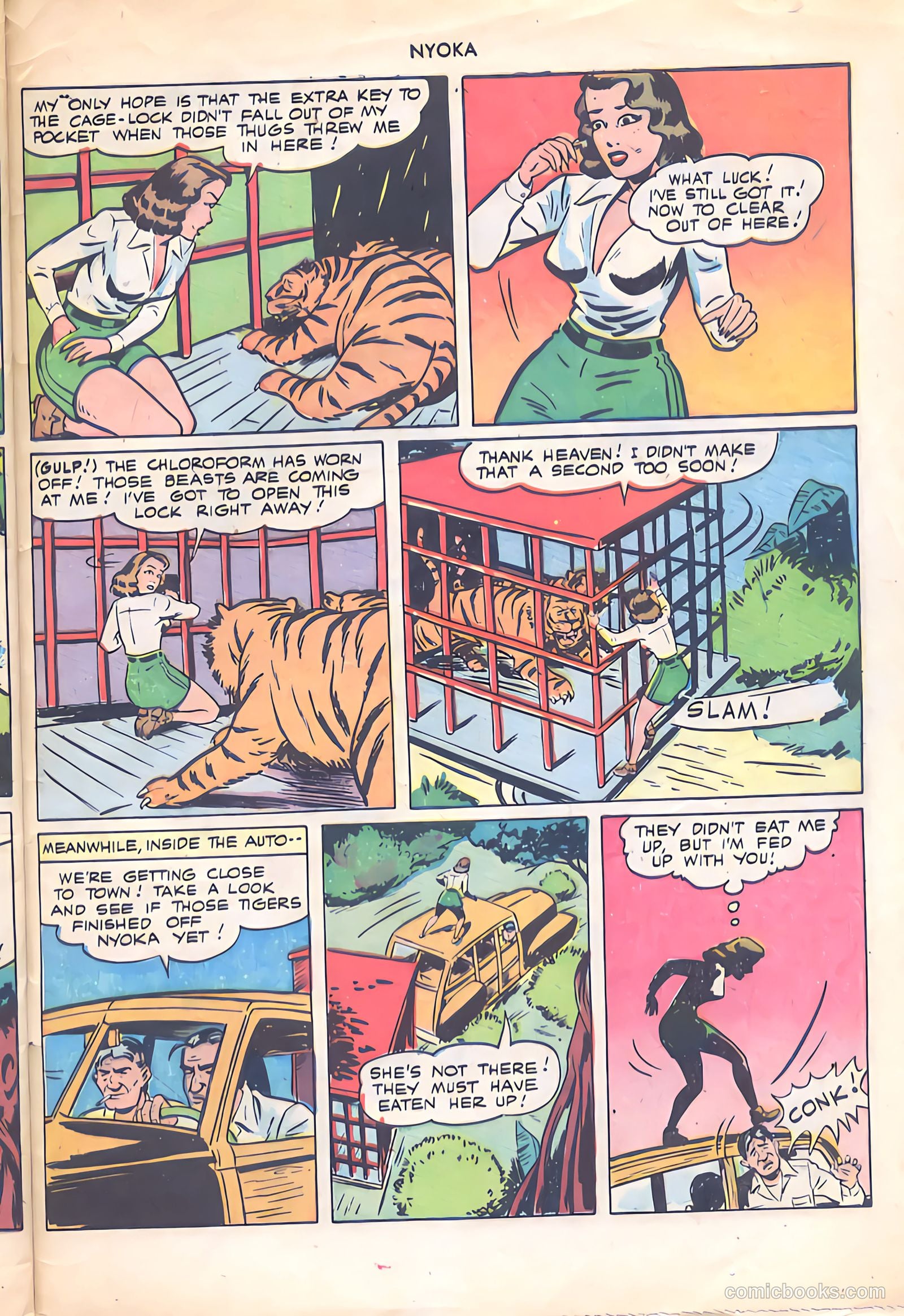Nyoka the Jungle Girl #23 (1948) — page 33 of 36